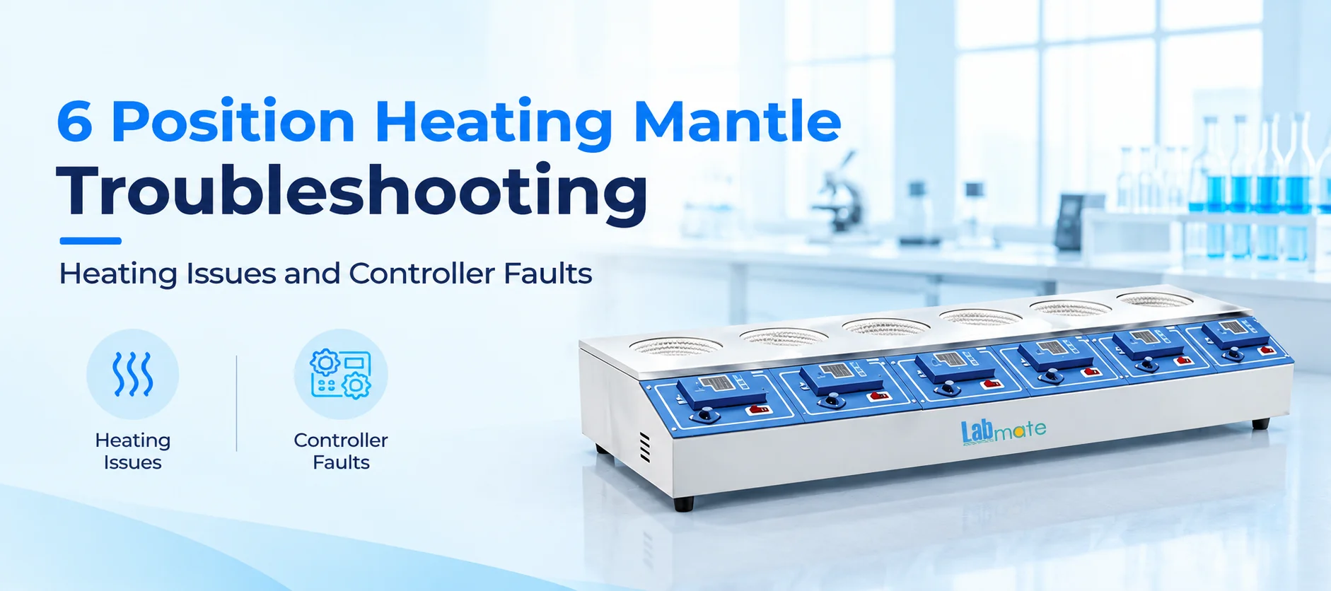 6 Position Heating Mantle Troubleshooting - Heating Issues And Controller Faults