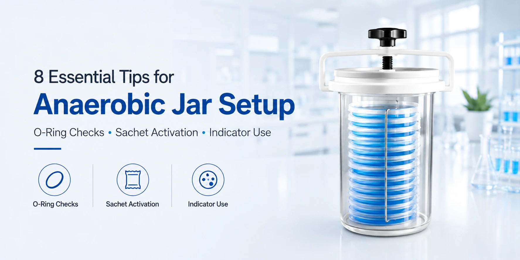 8 Essential Tips For Anaerobic Jar Setup - O-Ring Checks, Sachet Activation, And Indicator Use