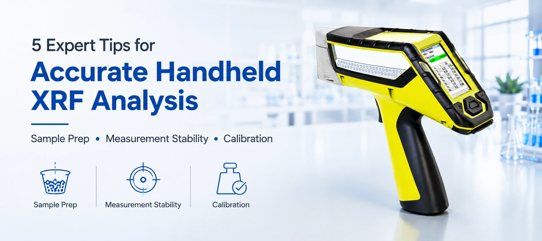 Accurate Handheld XRF Analysis: Sample Prep, Measurement Stability, And Calibration Best Practices