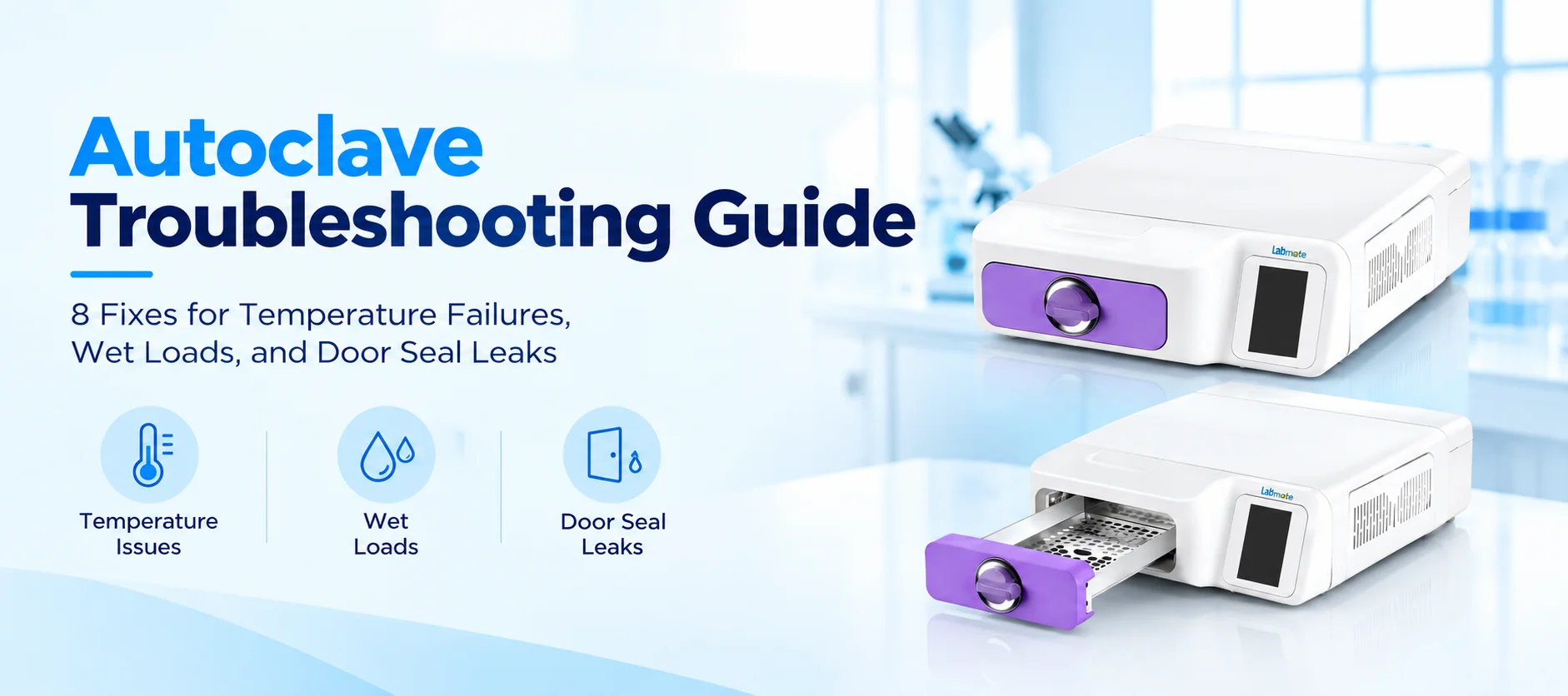 Autoclave Troubleshooting Guide - 8 Fixes For Temperature, Wet Loads & Seal Leaks