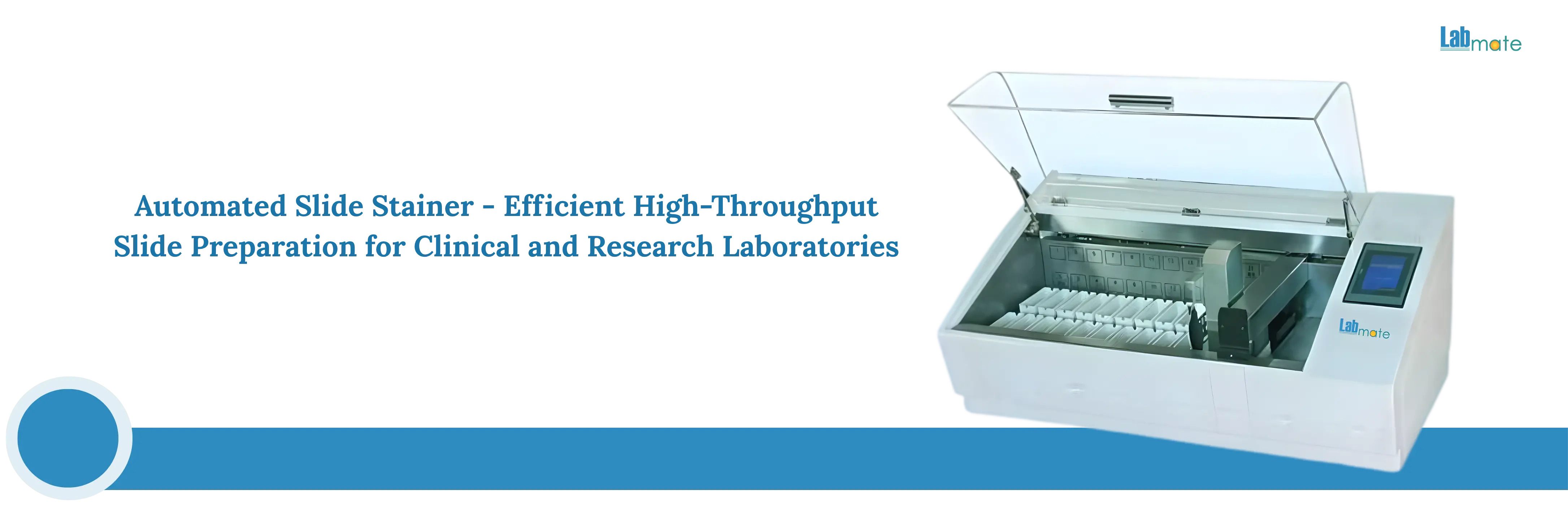 Automated Slide Stainer - Efficient High-Throughput Slide Preparation For Labs