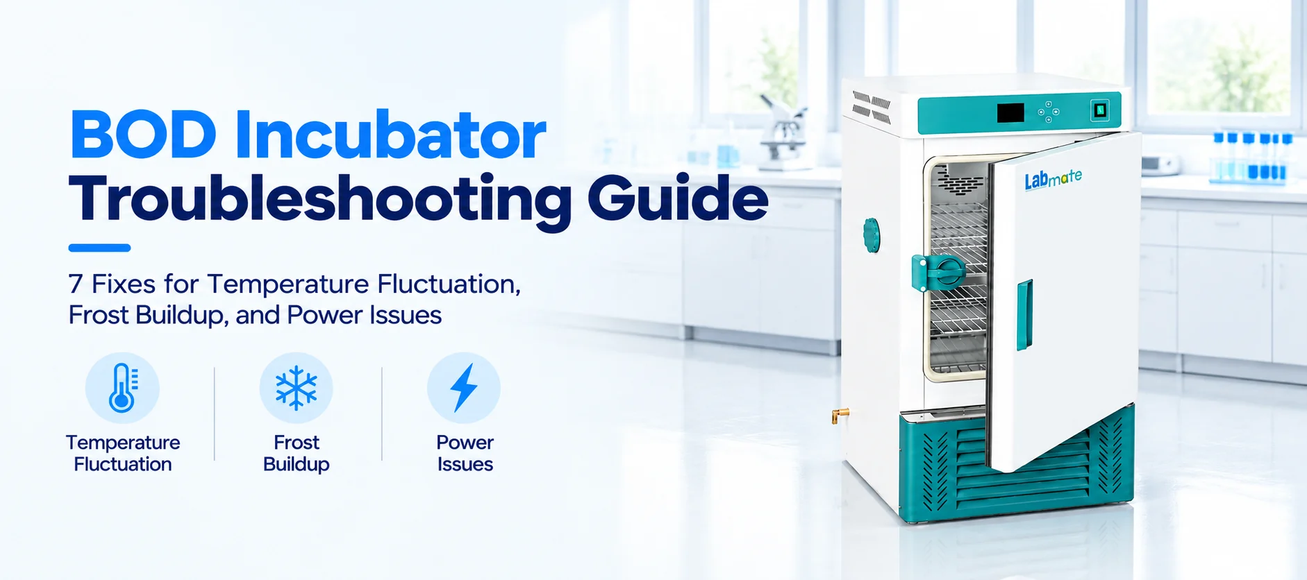BOD Incubator Troubleshooting Guide  - 7 Fixes For Temperature, Frost & Power Issues