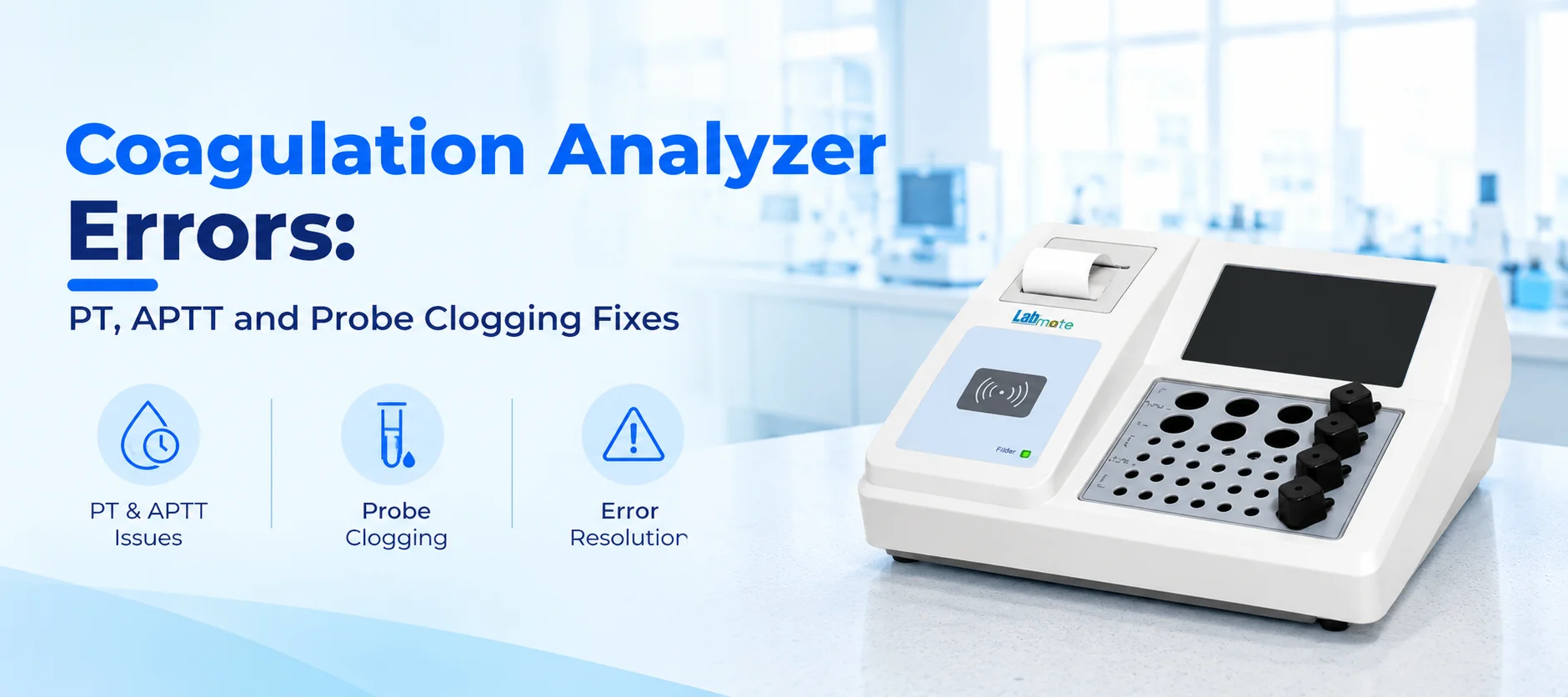 Coagulation Analyzer Errors: PT, APTT And Probe Clogging Fixes
