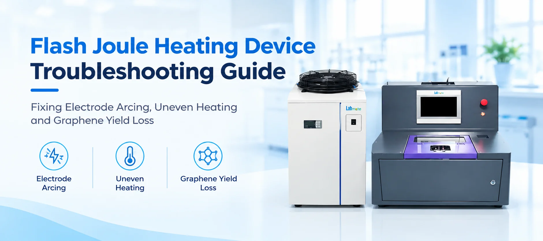 Flash Joule Heating Troubleshooting Guide – Electrode Arcing, Uneven Heating And Graphene Yield Loss