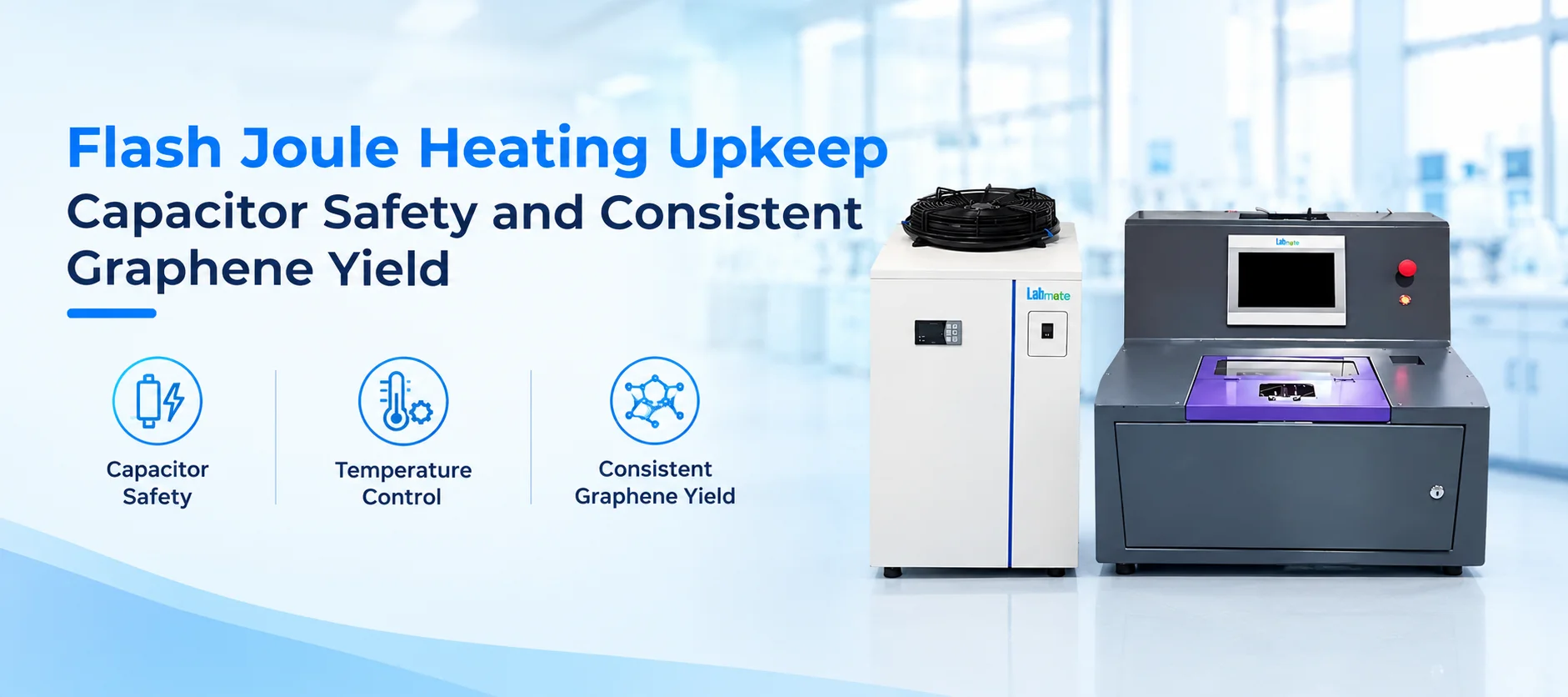 Flash Joule Heating Upkeep - Capacitor Safety And Consistent Graphene Yield