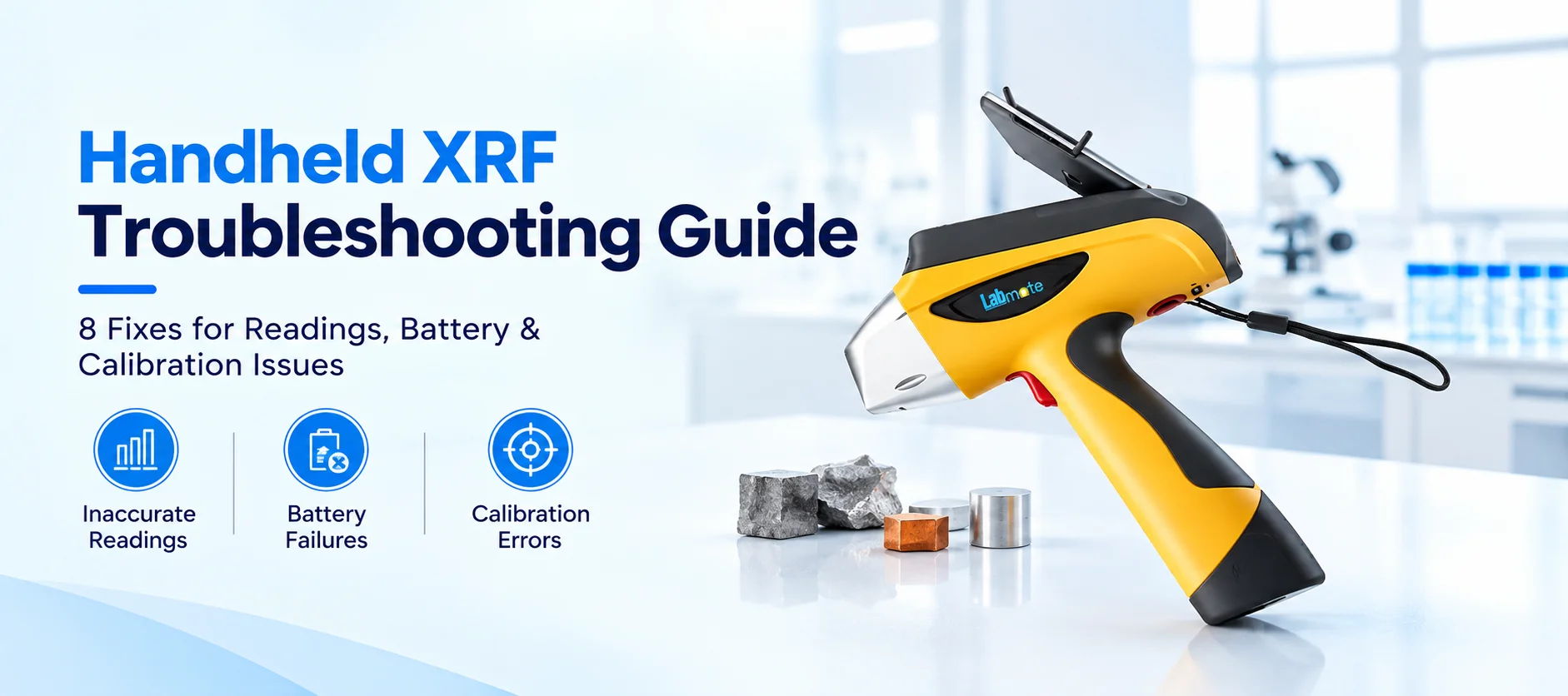 Handheld XRF Troubleshooting Guide - 8 Fixes For Readings, Battery & Calibration Issues