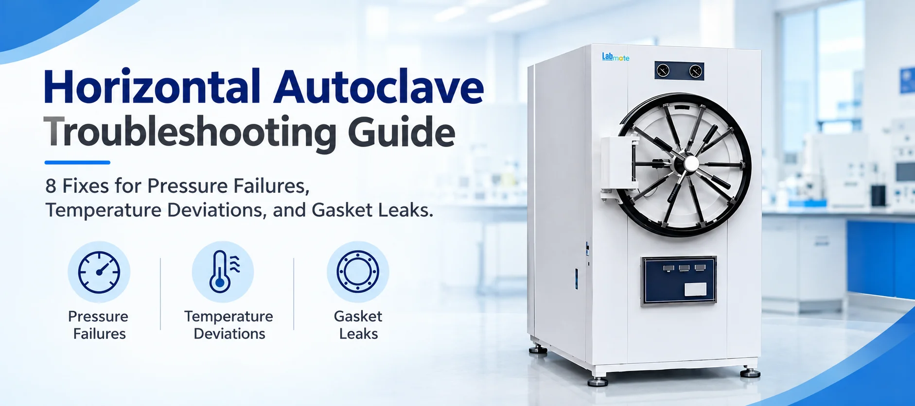 Horizontal Autoclave Troubleshooting Guide -8 Fixes For Pressure, Temperature & Gasket Issues