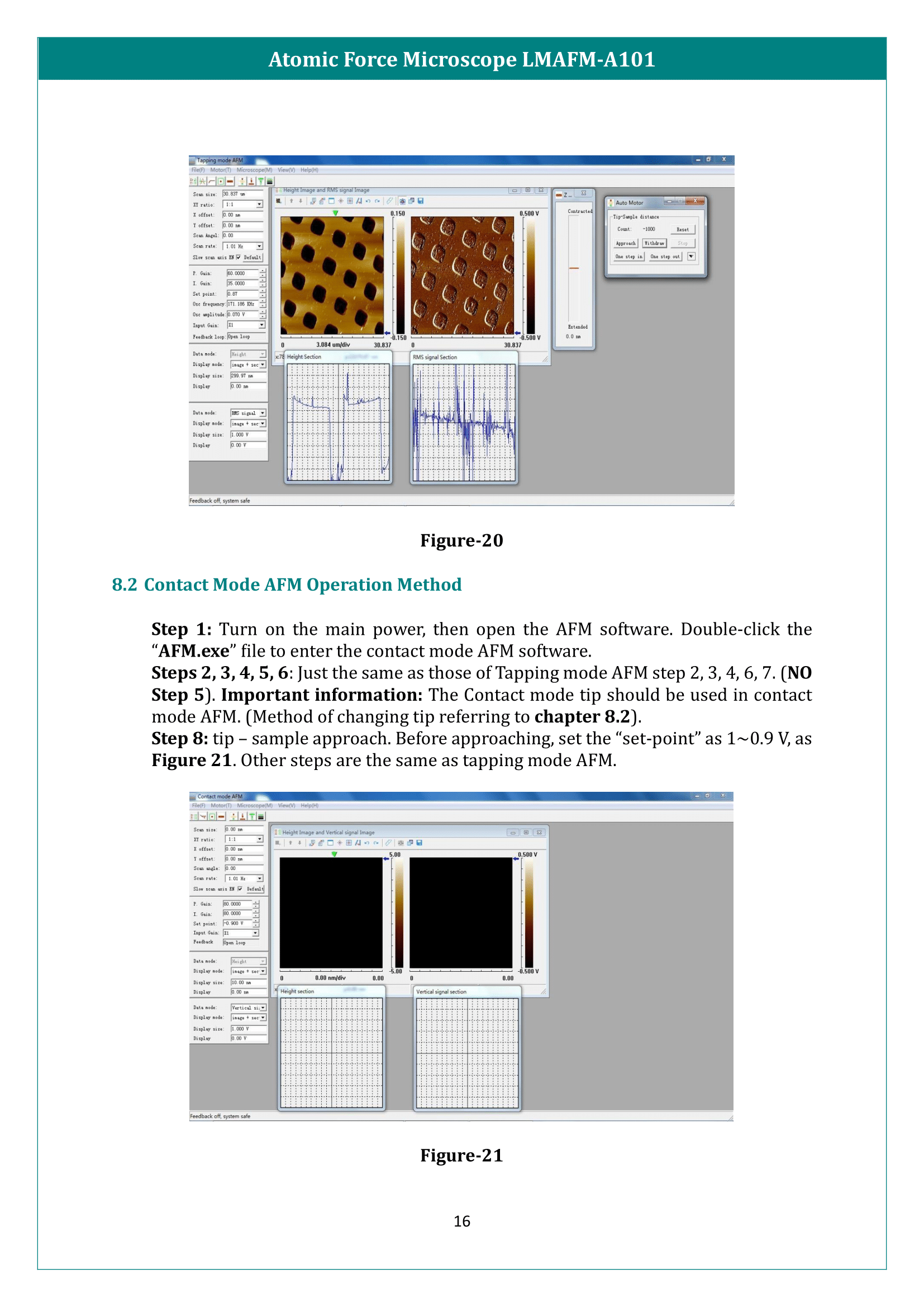 Atomic Force Microscope LMAFM-A101 Manual