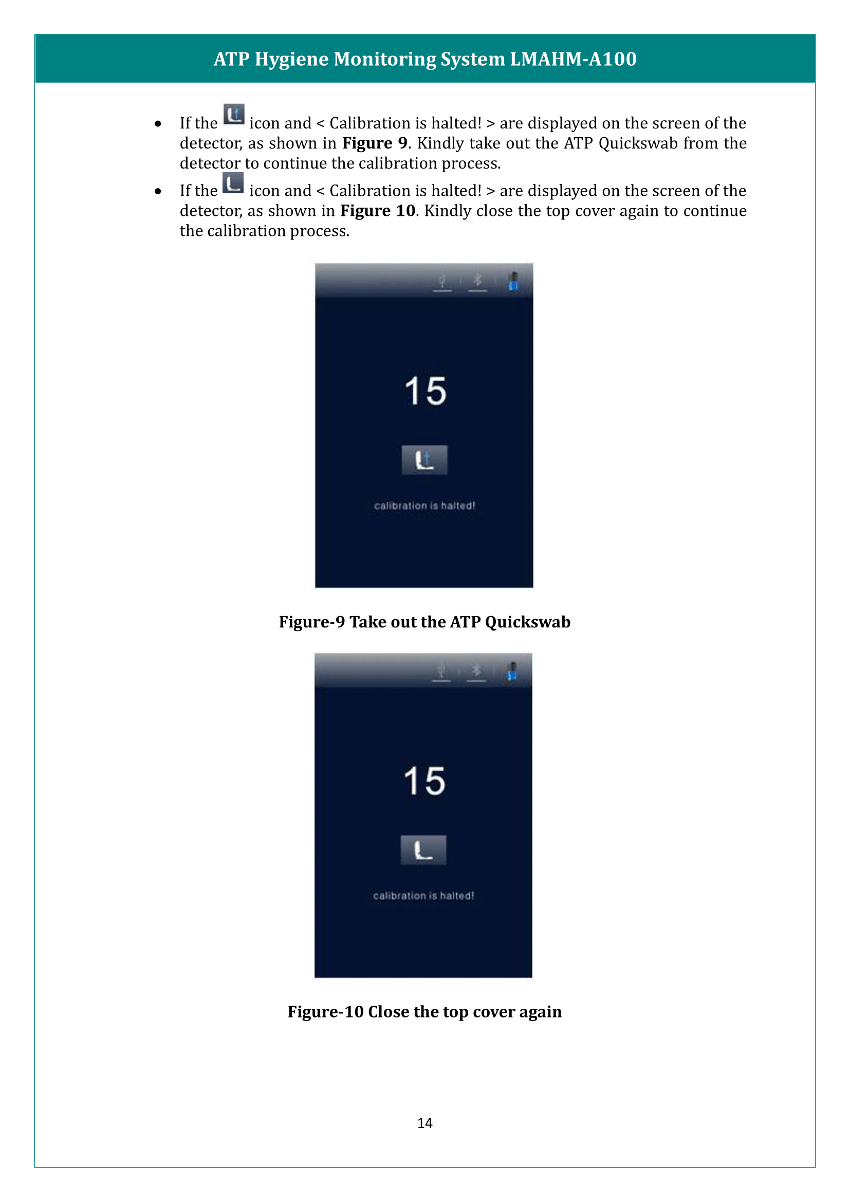 ATP Hygiene Monitoring System LMAHM-A100 Manual