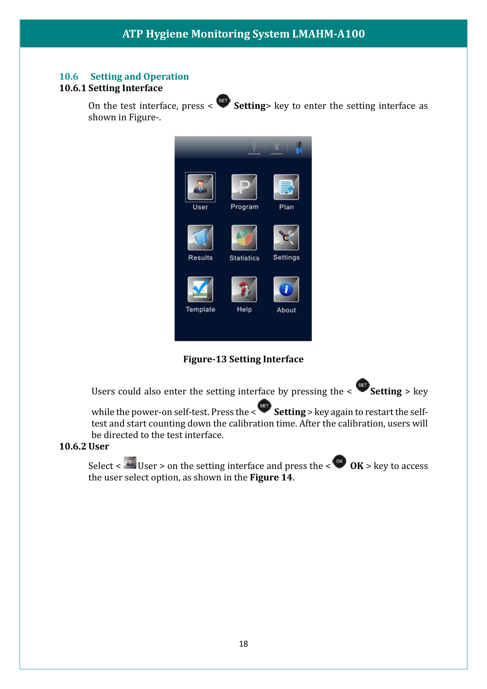 ATP Hygiene Monitoring System LMAHM-A100 Manual