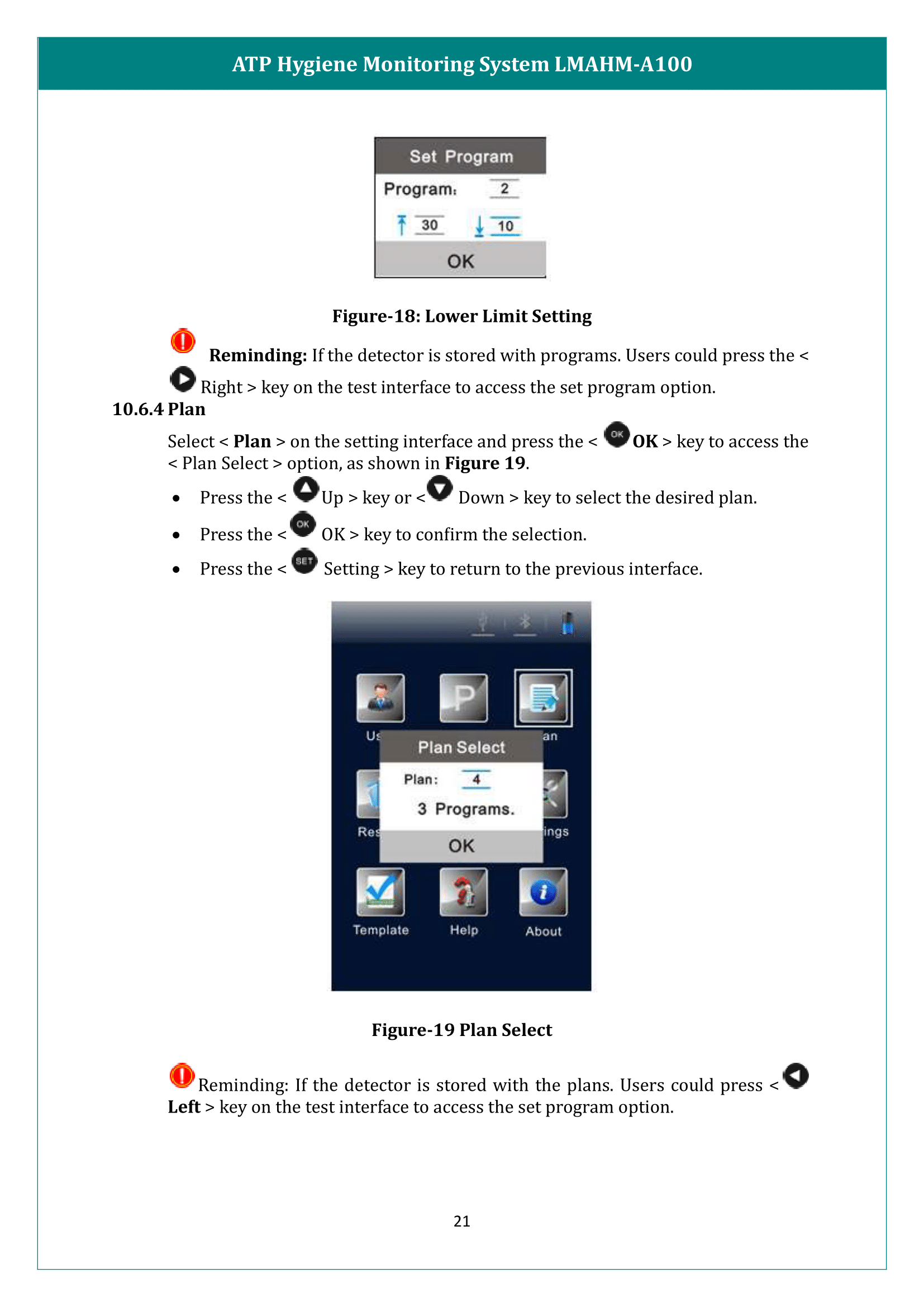 ATP Hygiene Monitoring System LMAHM-A100 Manual