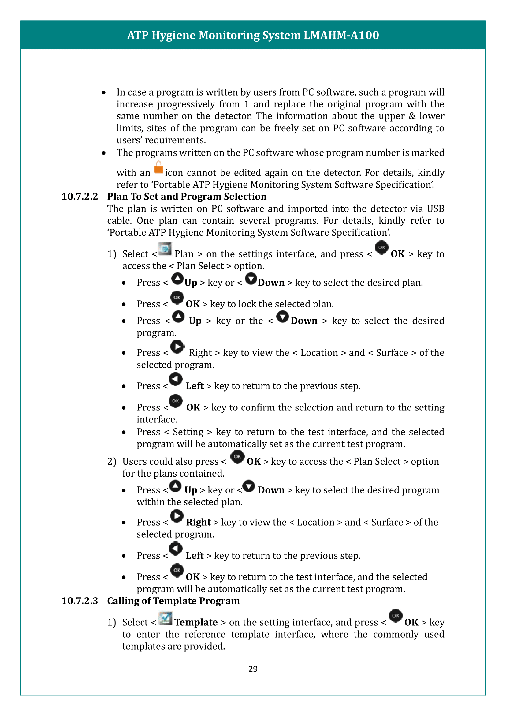 ATP Hygiene Monitoring System LMAHM-A100 Manual