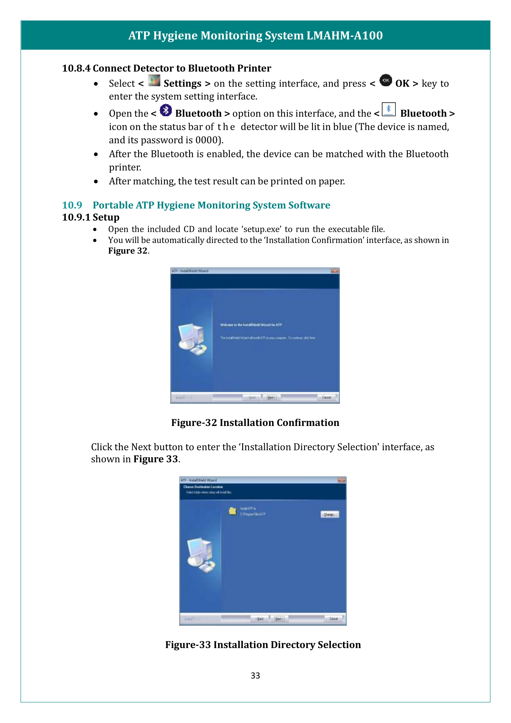 ATP Hygiene Monitoring System LMAHM-A100 Manual