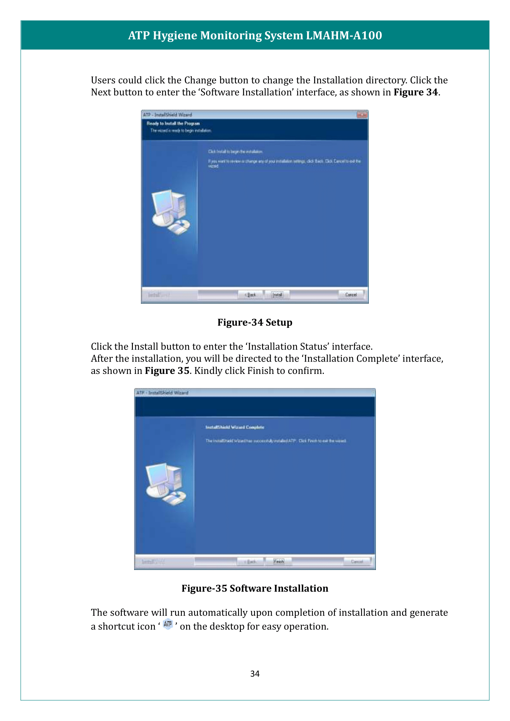 ATP Hygiene Monitoring System LMAHM-A100 Manual