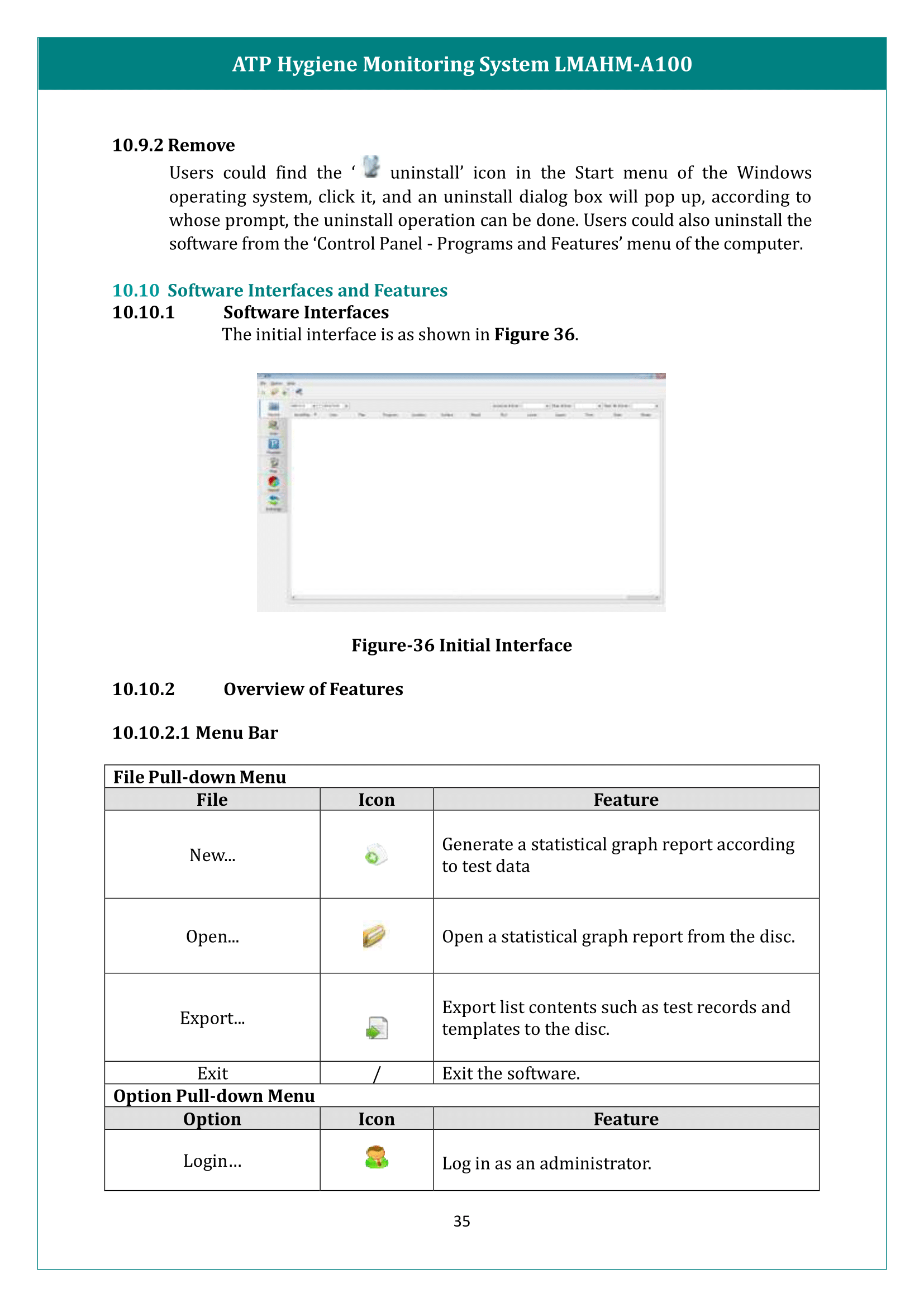 ATP Hygiene Monitoring System LMAHM-A100 Manual