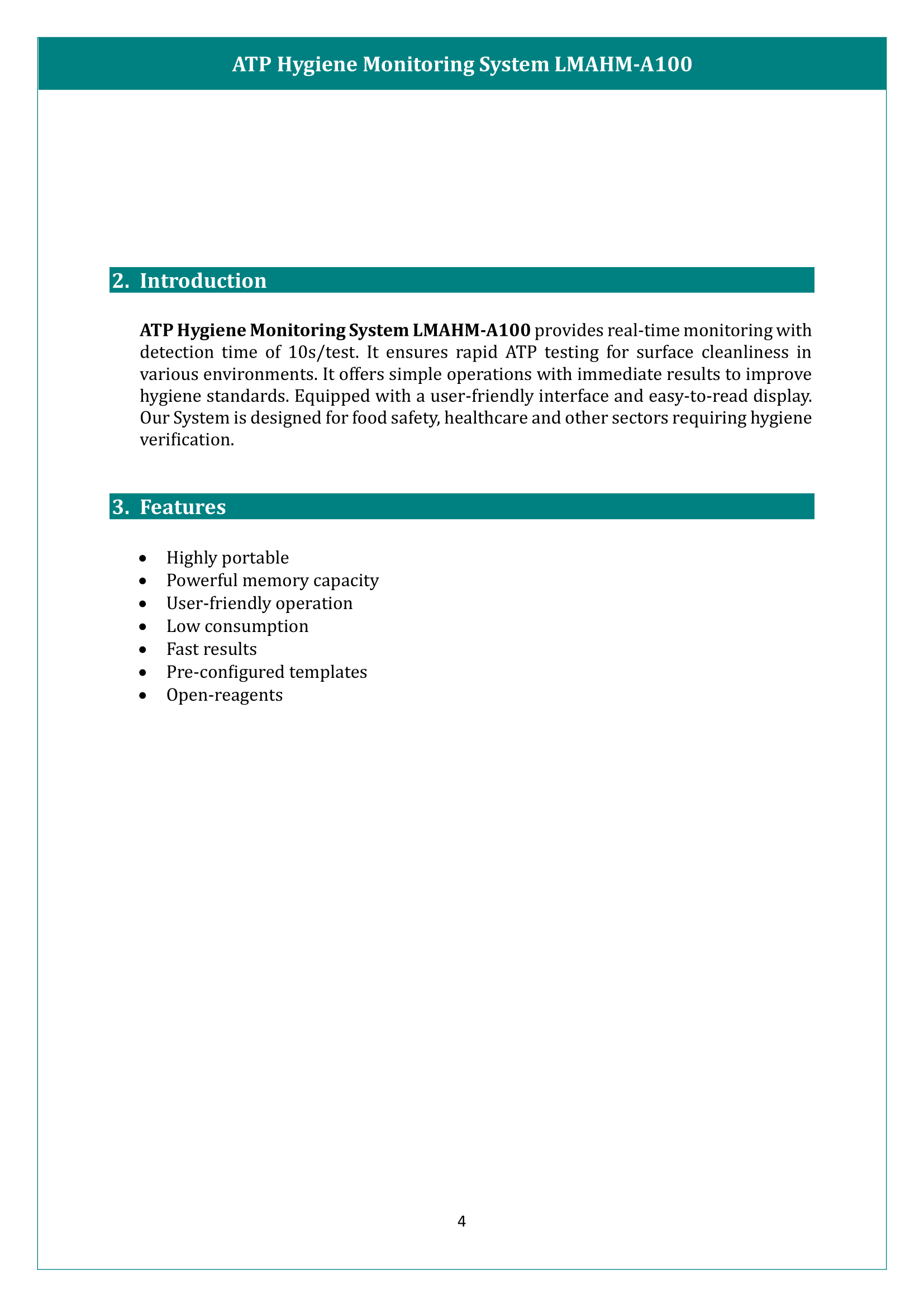 ATP Hygiene Monitoring System LMAHM-A100 Manual