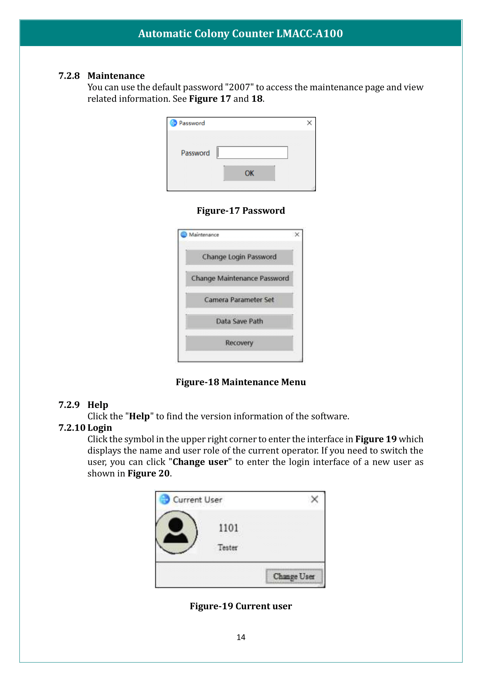 Automatic Colony Counter LMACC-A100 Manual