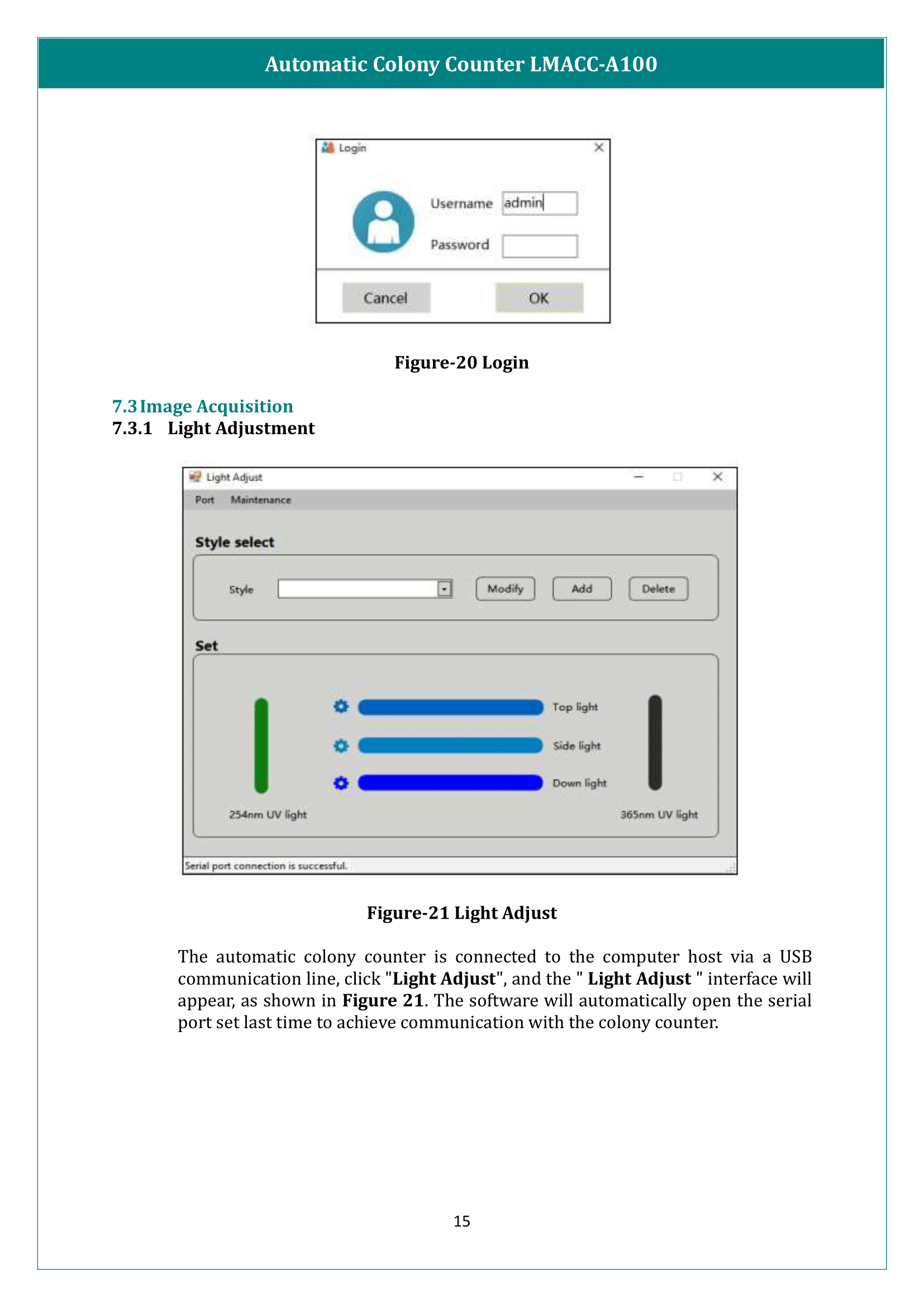Automatic Colony Counter LMACC-A100 Manual