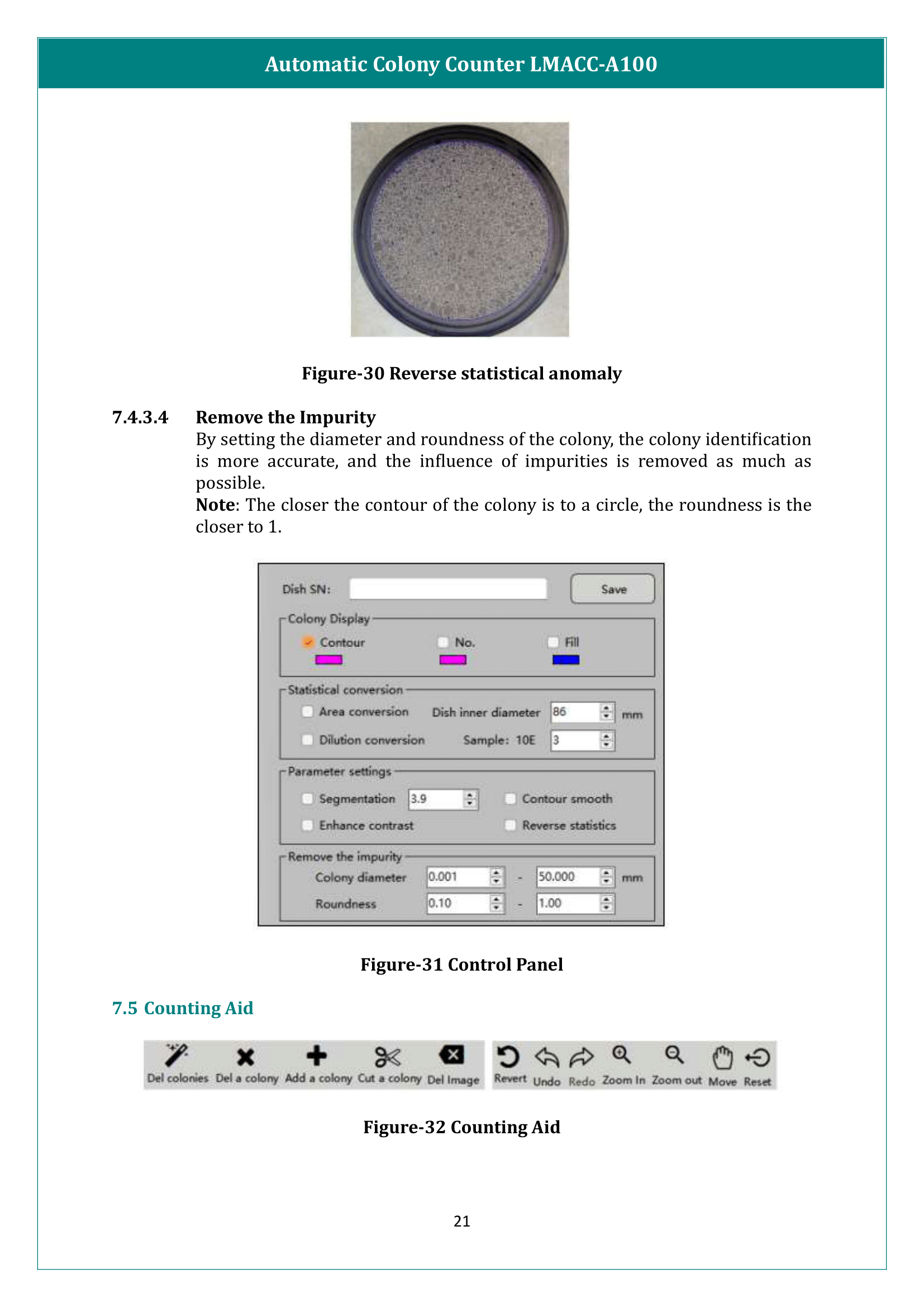 Automatic Colony Counter LMACC-A100 Manual