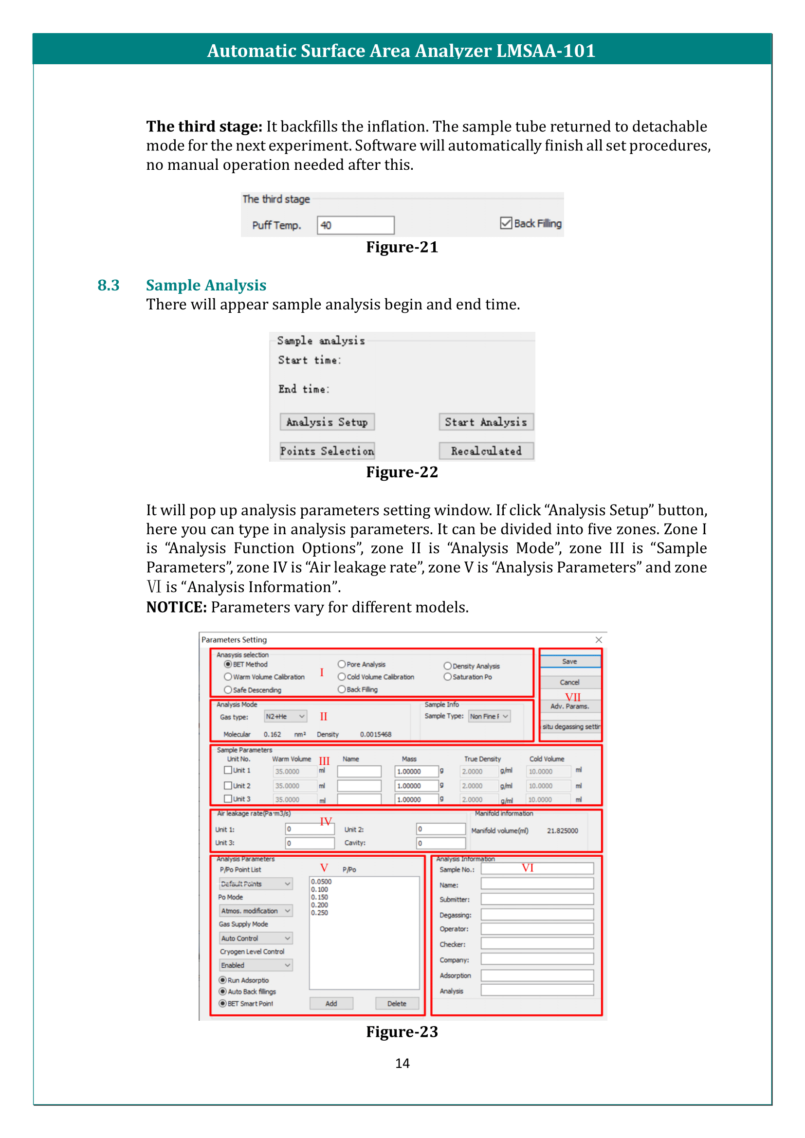 Automatic Surface Area Analyzer LMSAA-101 Manual