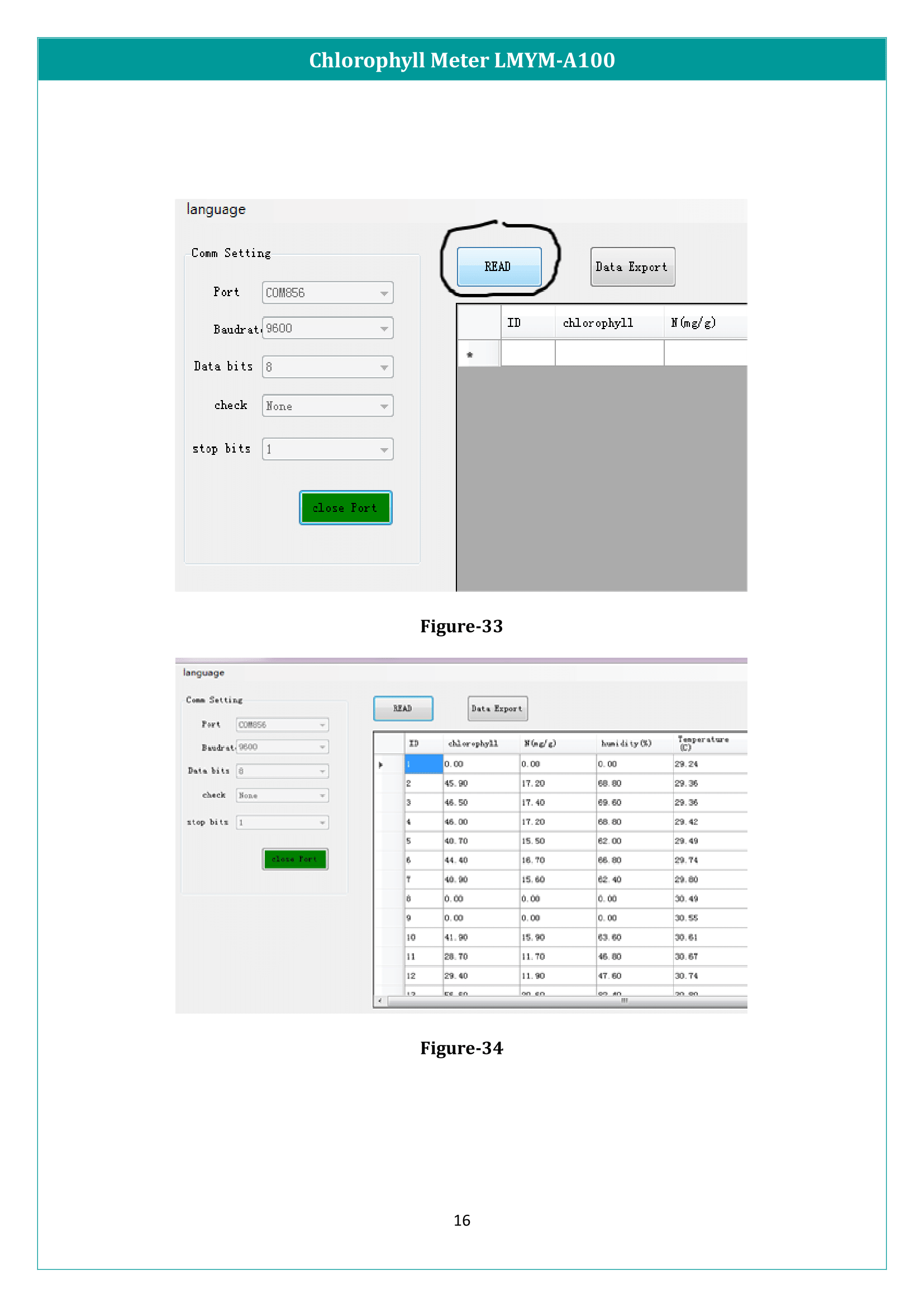 Chlorophyll Meter LMYM-A100 Manual