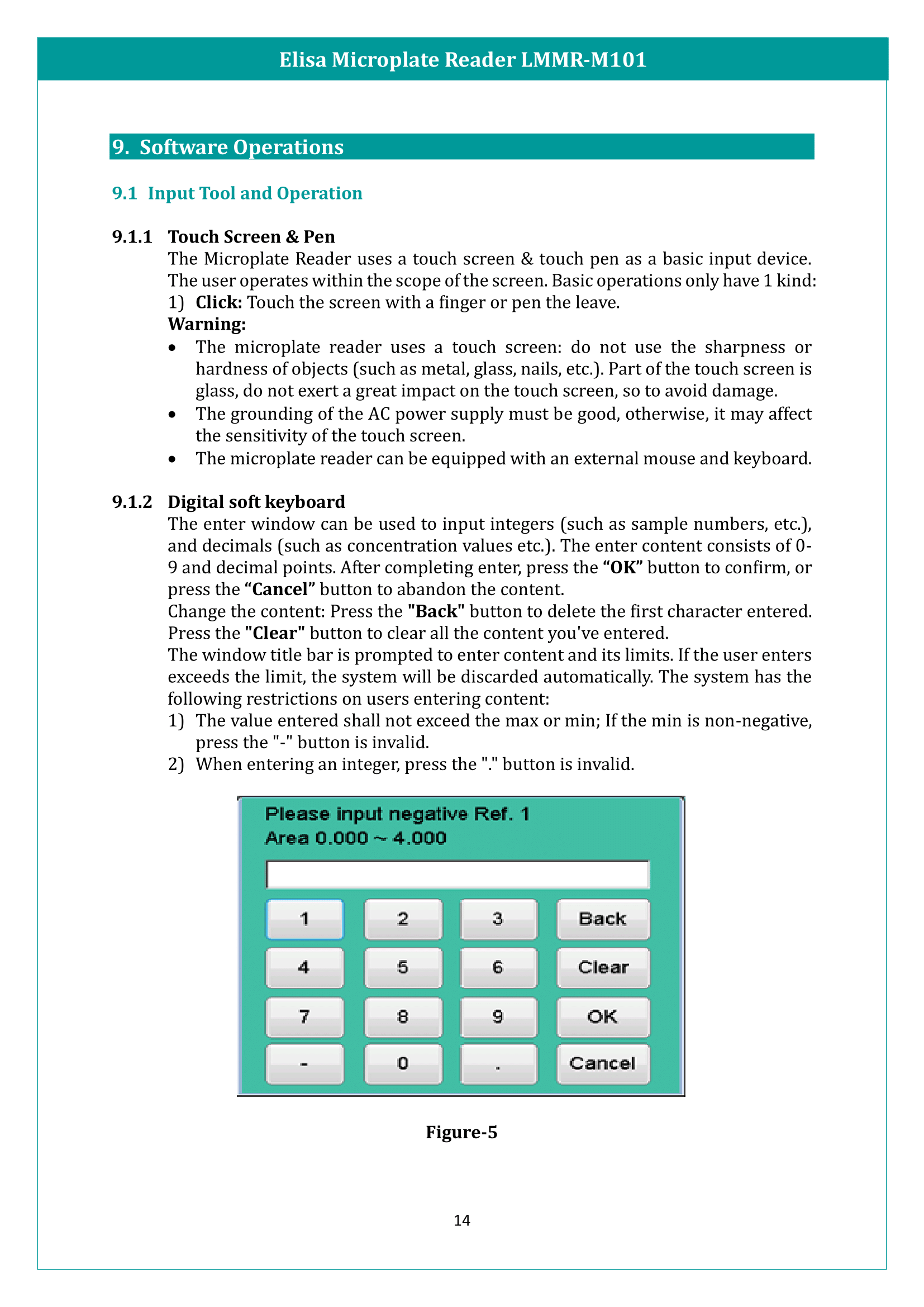 ELISA Microplate Reader LMMR-M101 Manual
