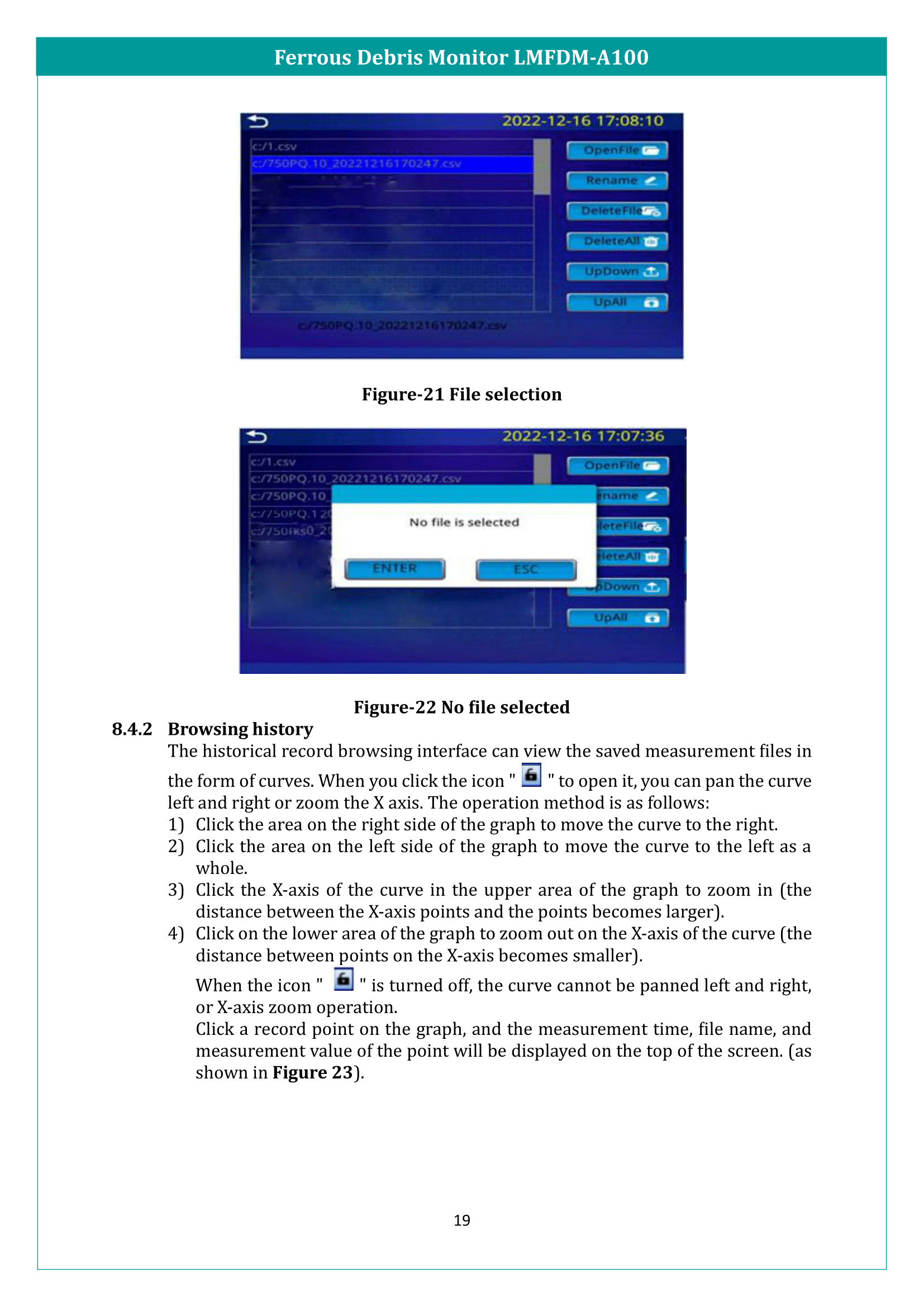Ferrous Debris Monitor LMFDM-A100 Manual