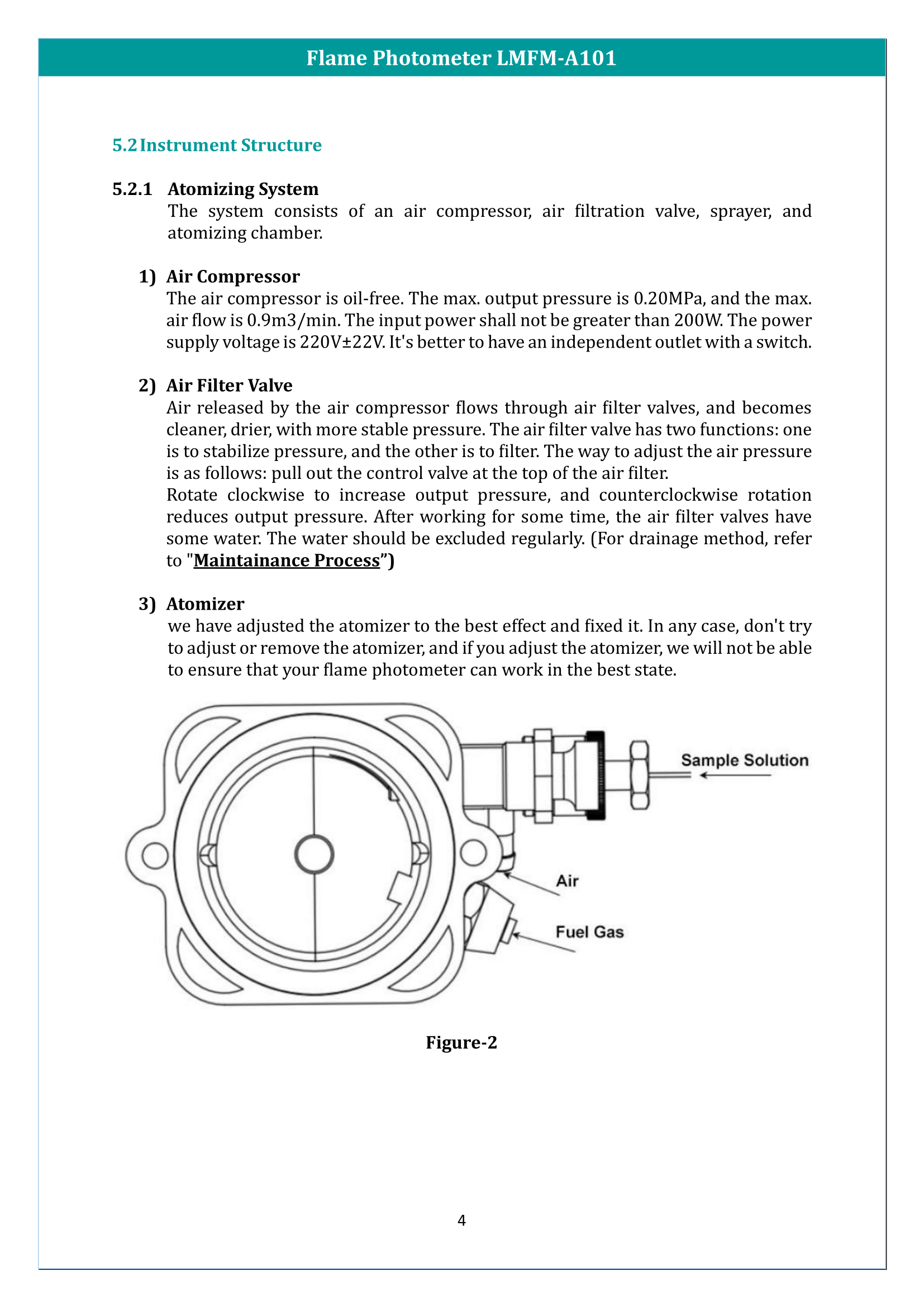 Flame Photometer LMFM-A101 Manual