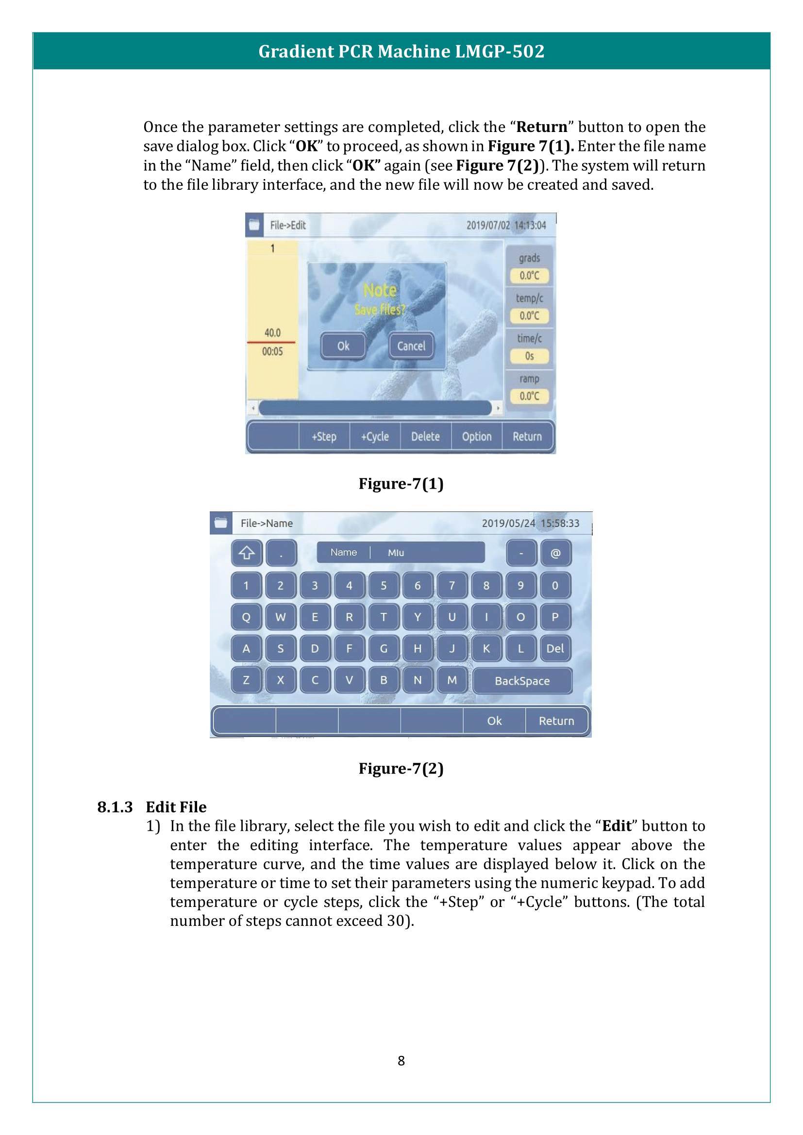 Gradient PCR Machine LMGP-502 Manual