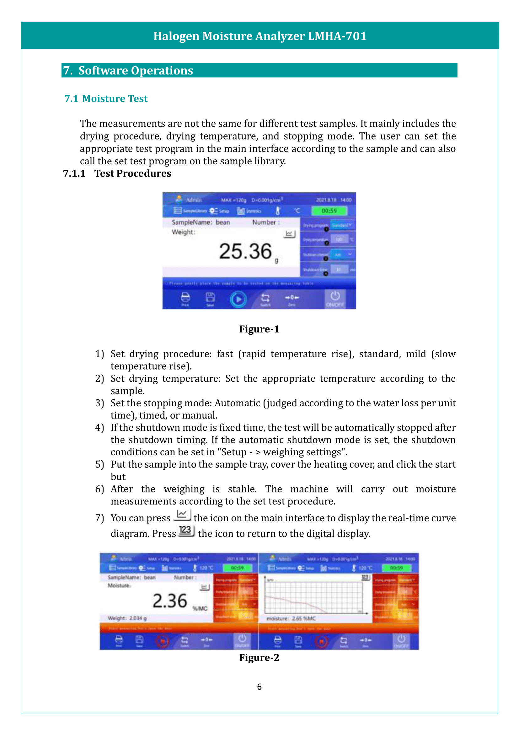 Halogen Moisture Analyzer LMHA-701 Manual