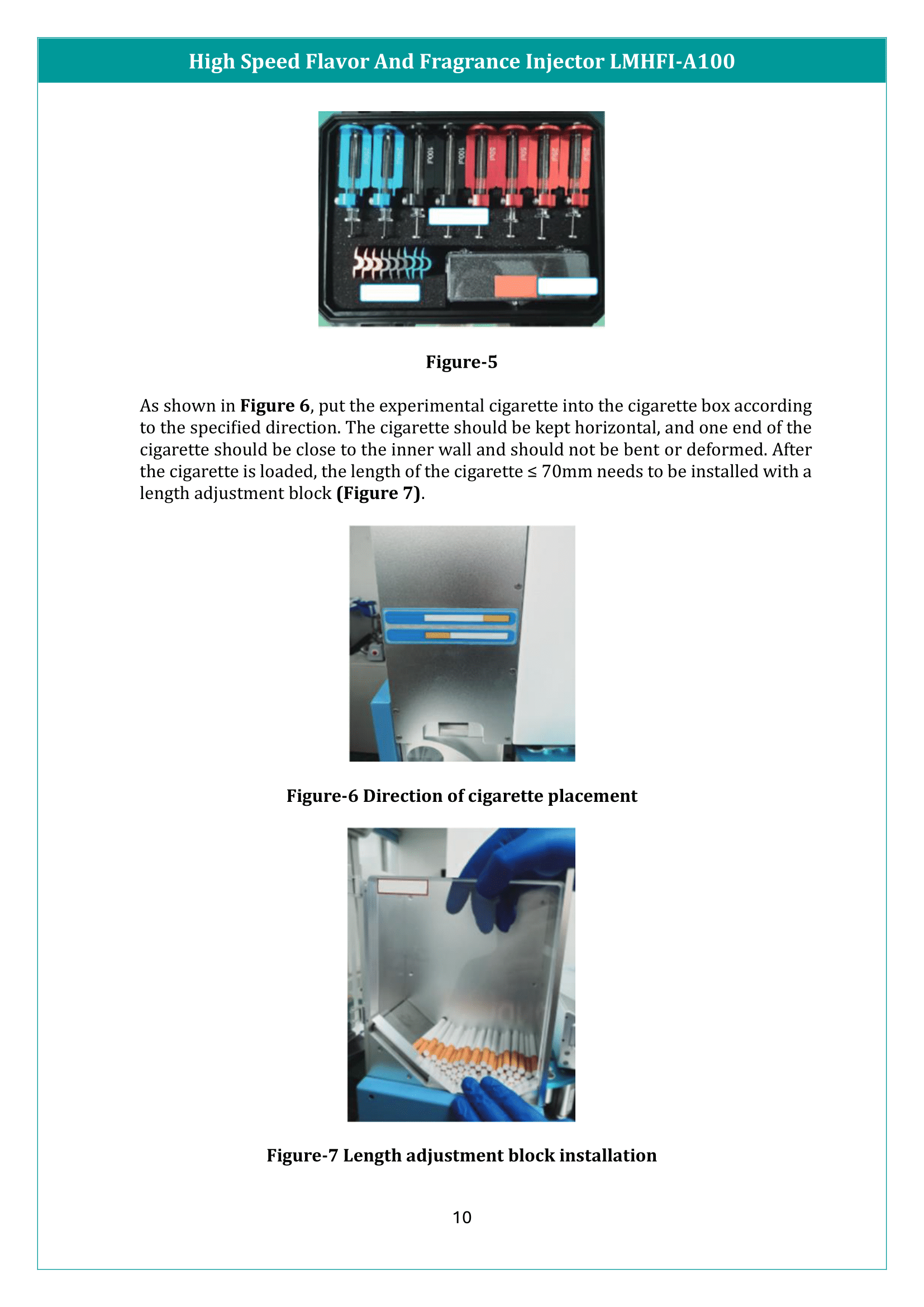 High Speed Flavor and Fragrance Injector LMHFI-A100 Manual