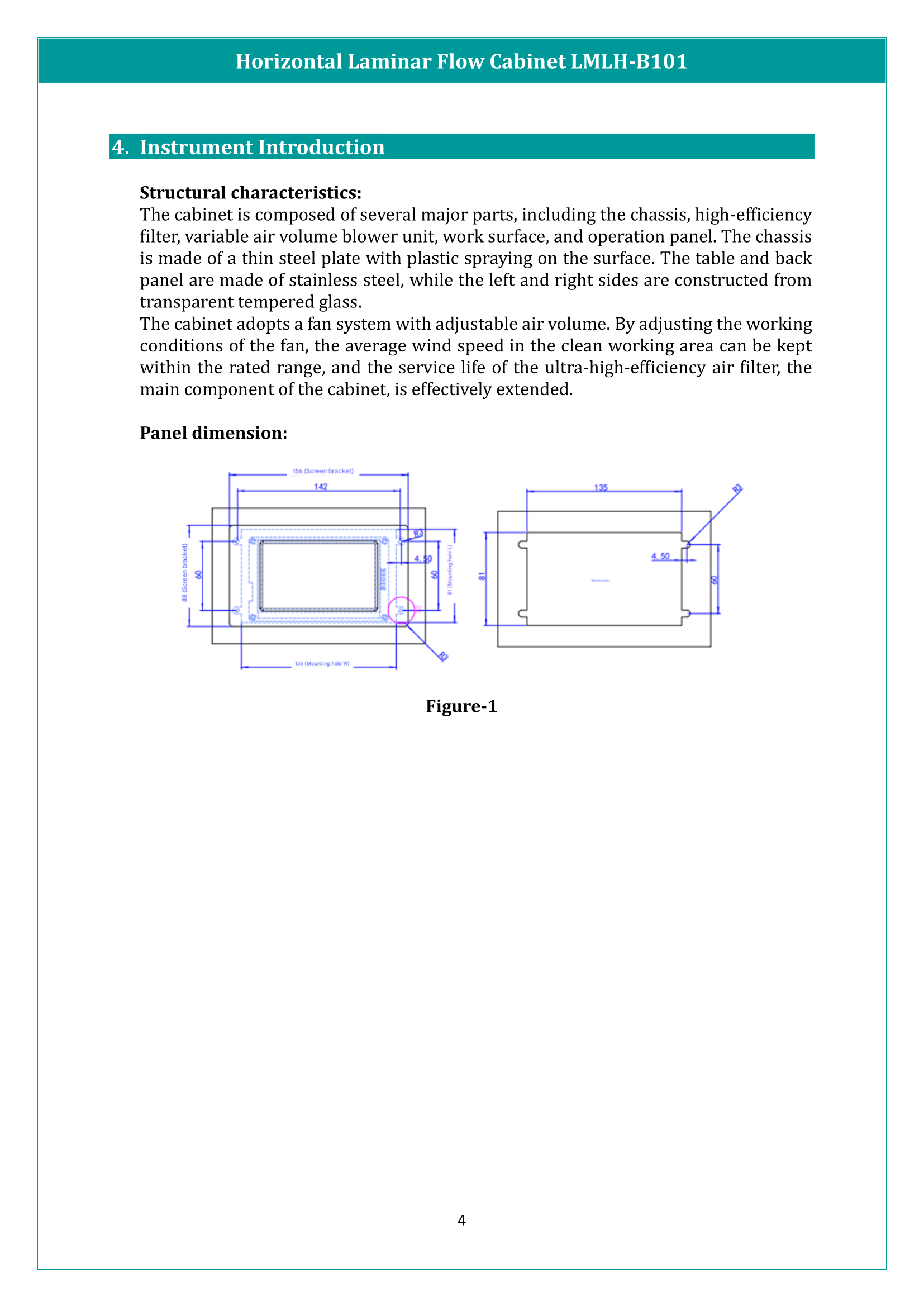 Horizontal Laminar Flow Cabinet LMLH-B101 Manual