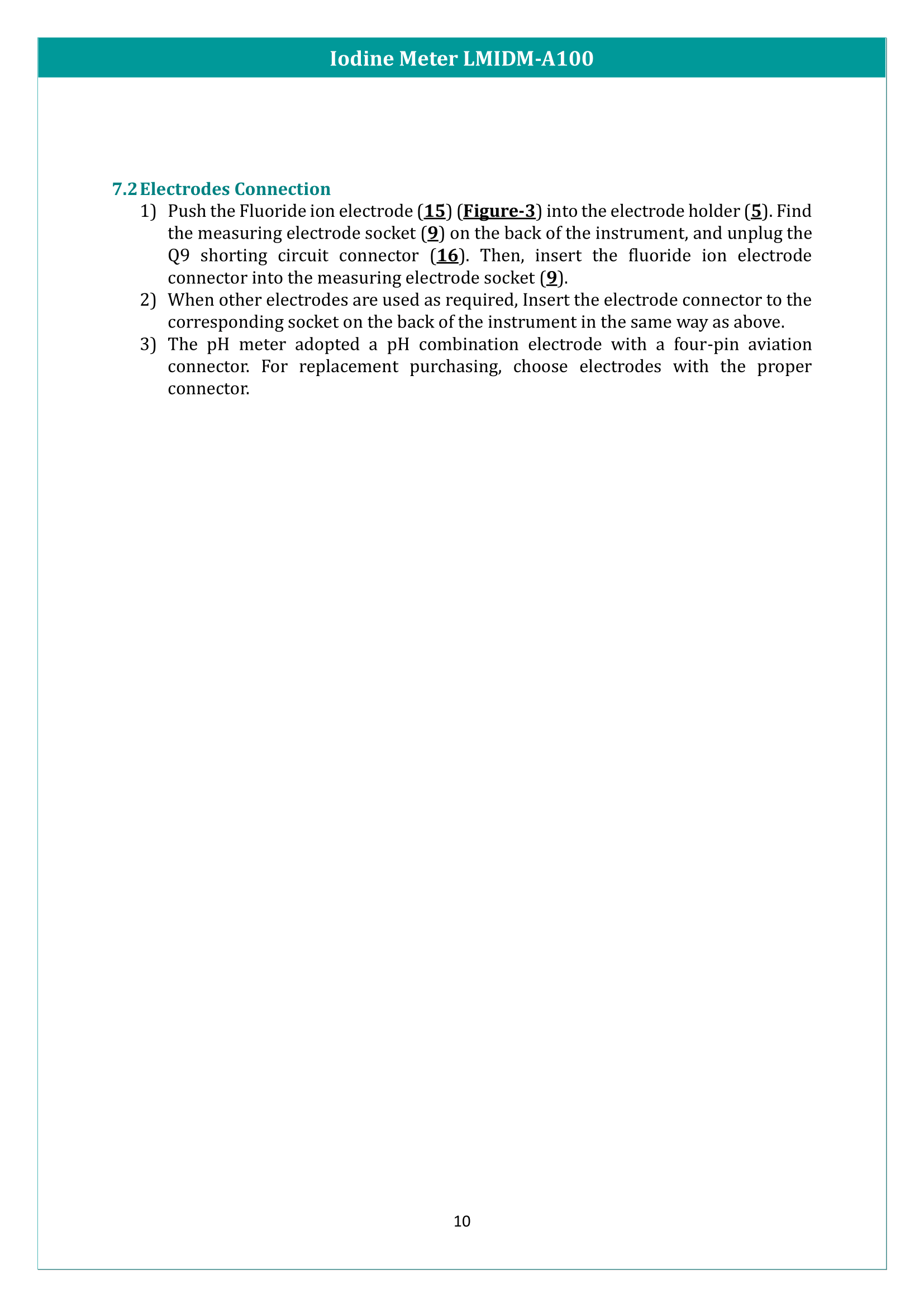 Iodine Meter LMIDM-A100 Manual