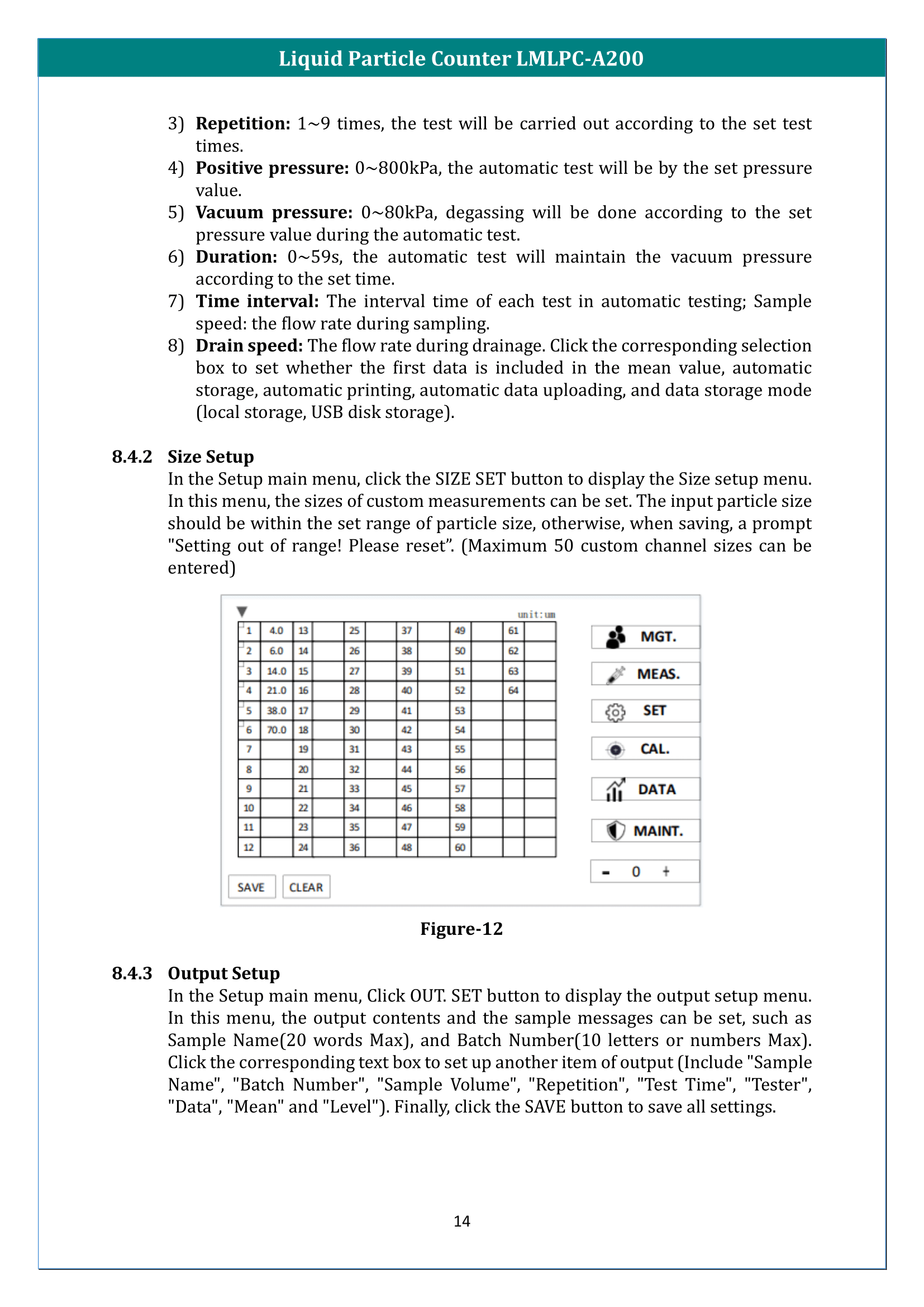 Liquid Particle Counter LMLPC-A200 Manual
