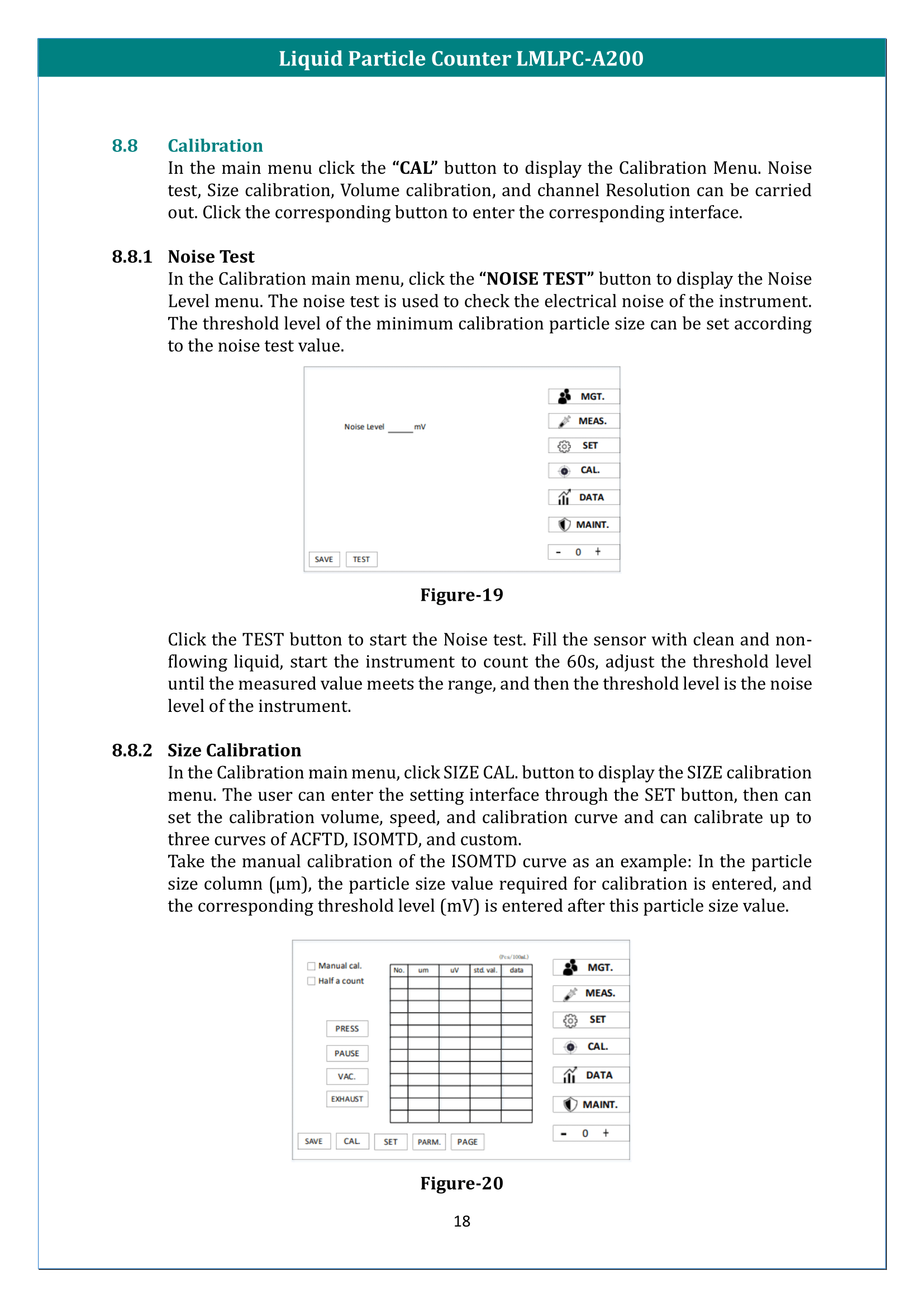 Liquid Particle Counter LMLPC-A200 Manual