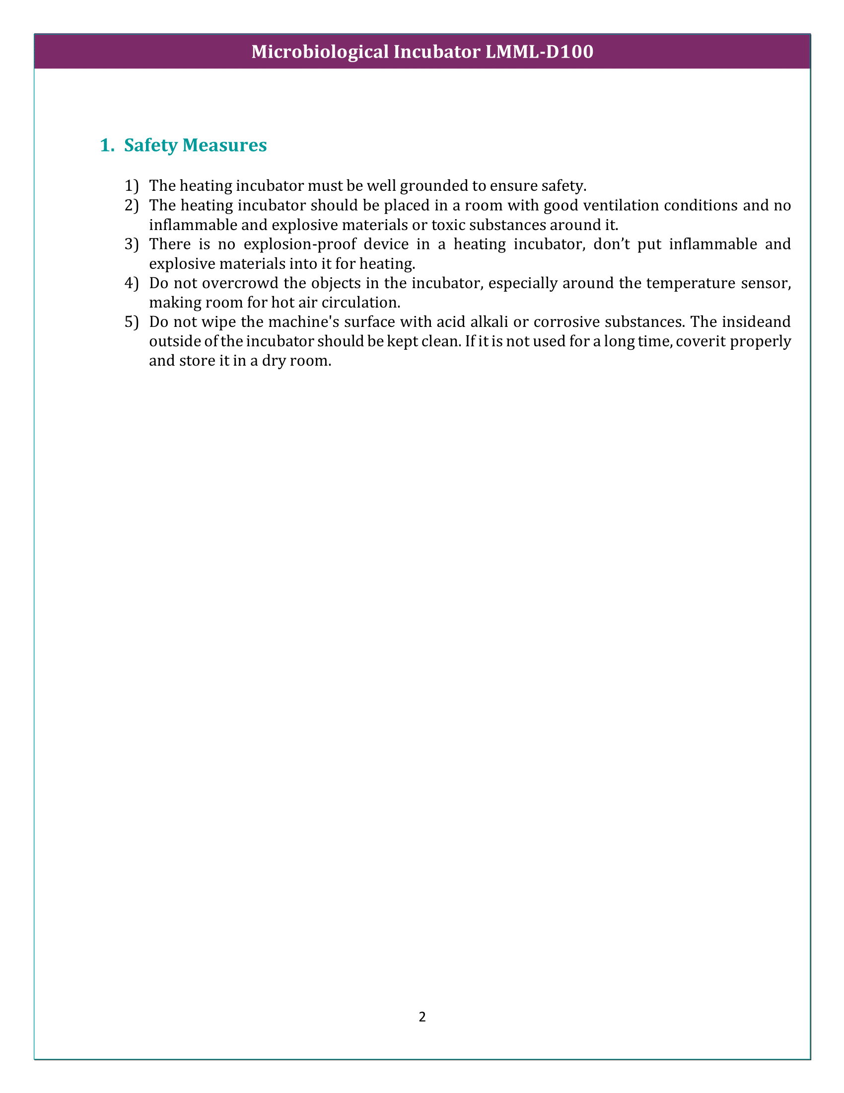 Microbiological Incubator LMML-D100 Manual
