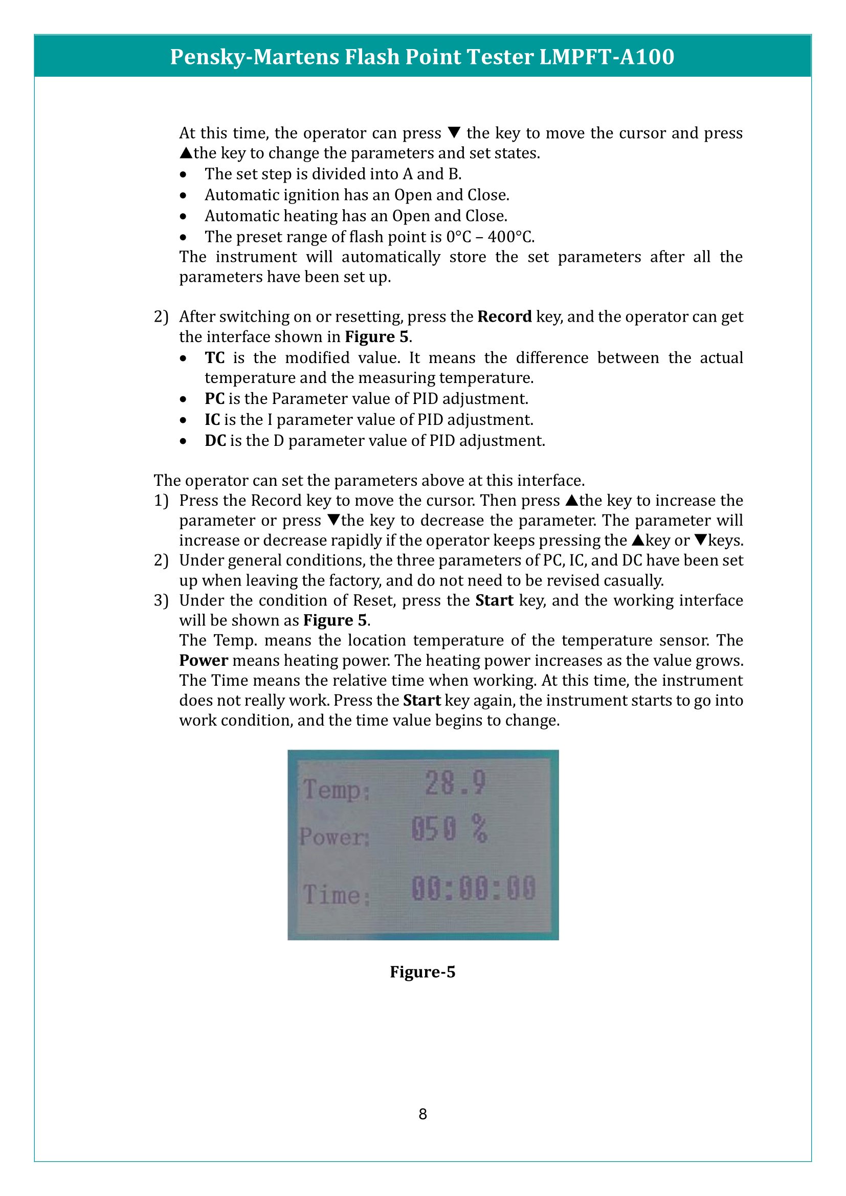 Pensky-Martens Flash Point Tester LMPFT-A100 Manual