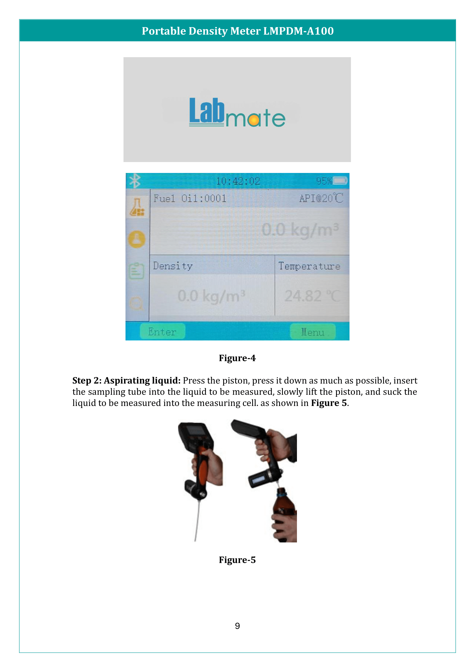 Portable Density Meter LMPDM-A100 Manual