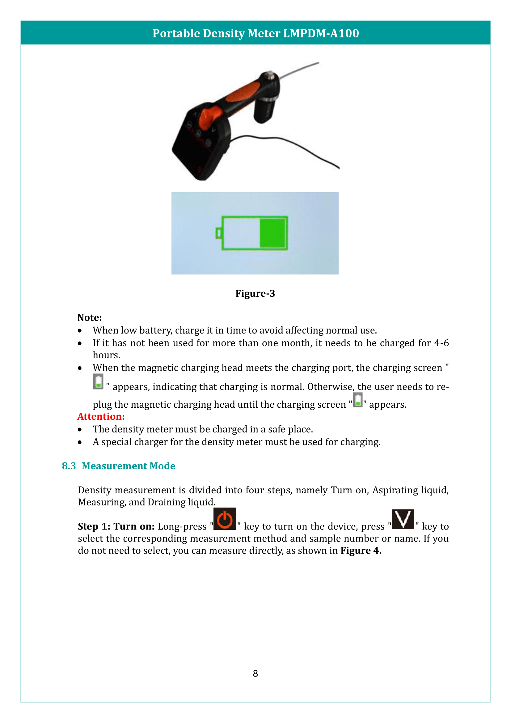 Portable Density Meter LMPDM-A100 Manual