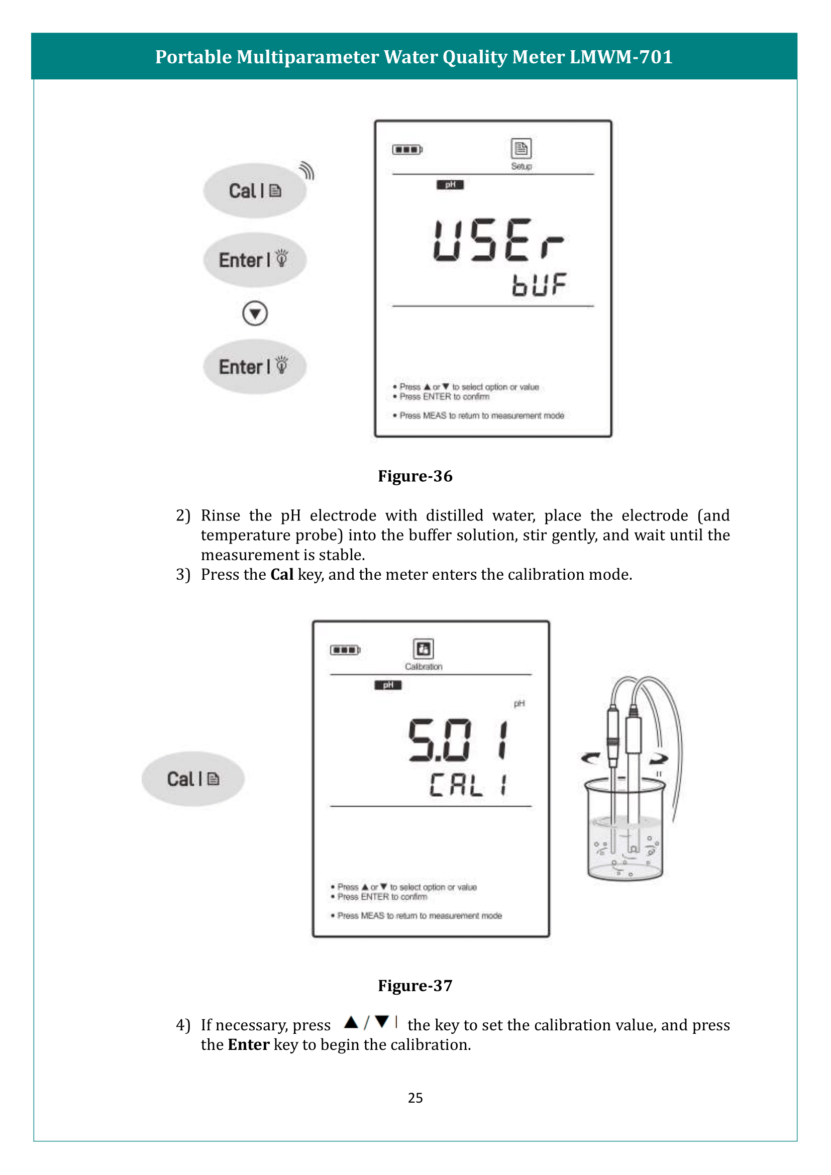 Portable Multiparameter Water Quality Meter LMWM-701 Manual