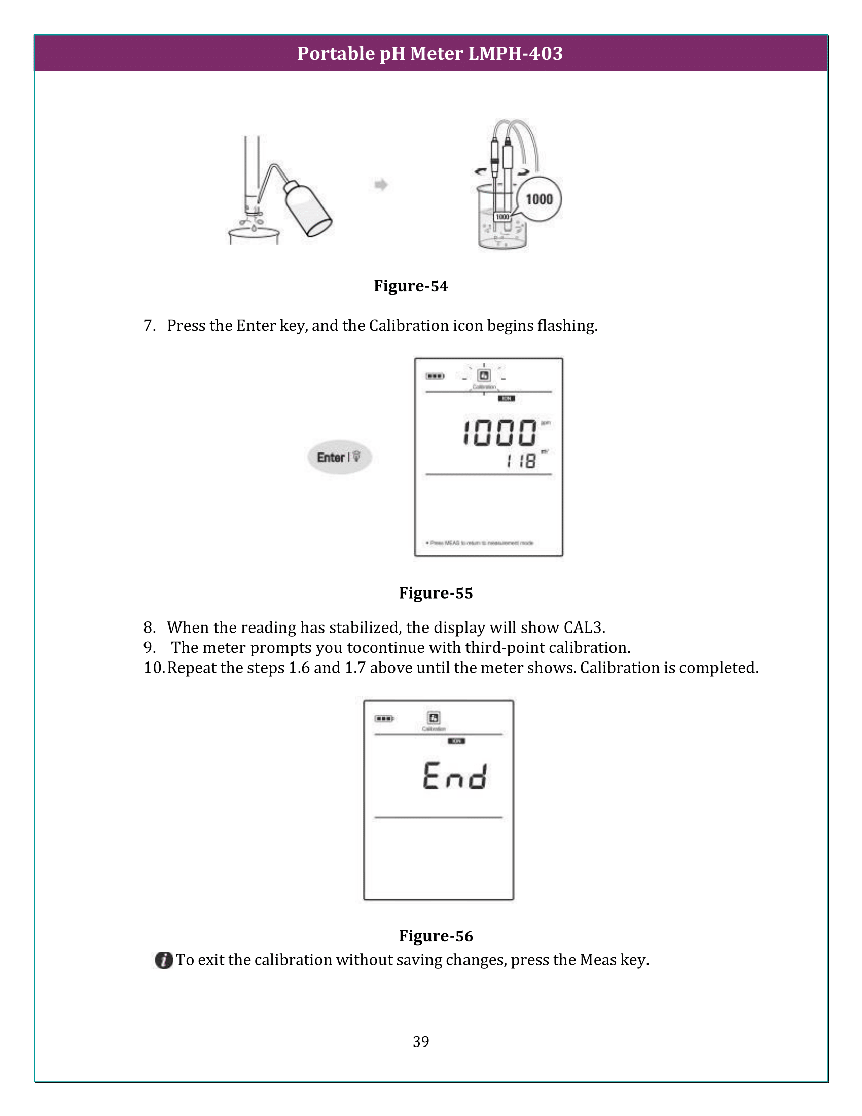 Portable pH Meter LMPH-403 Manual