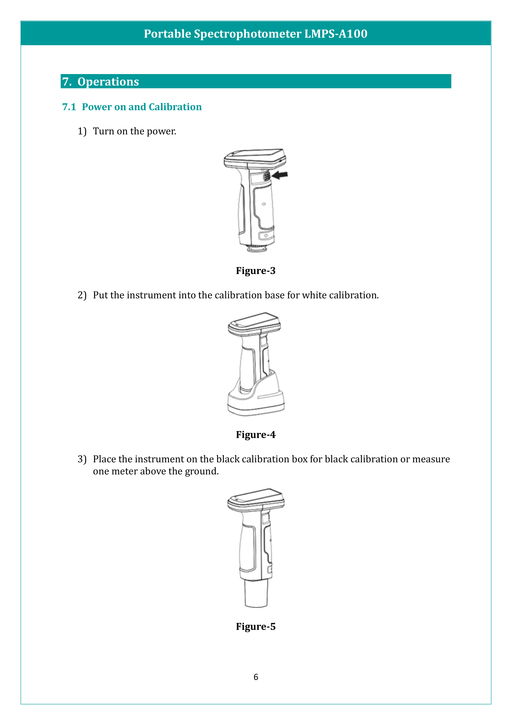 Portable Spectrophotometer LMPS-A100 Manual