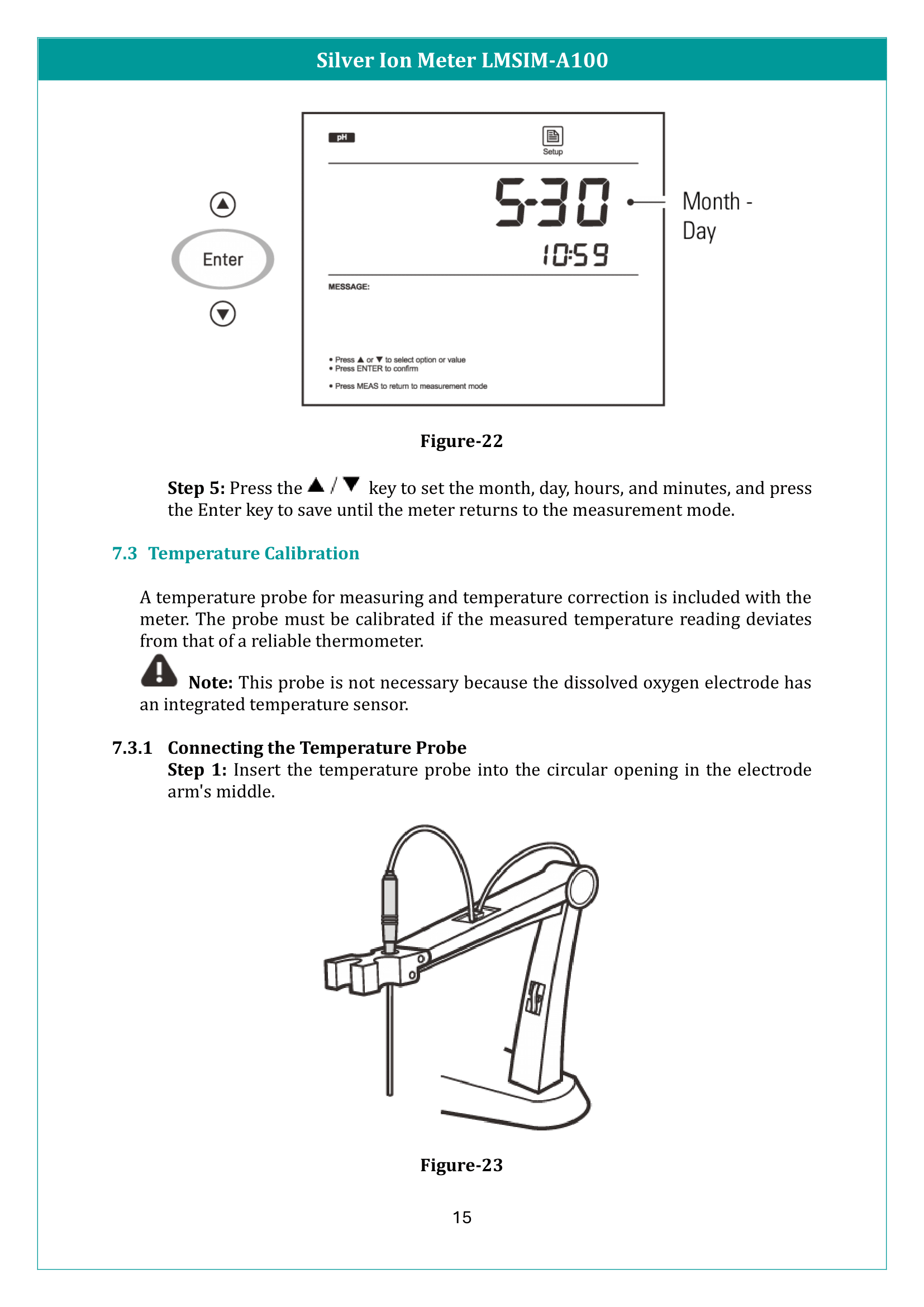 Silver Ion Meter LMSIM-A100 Manual