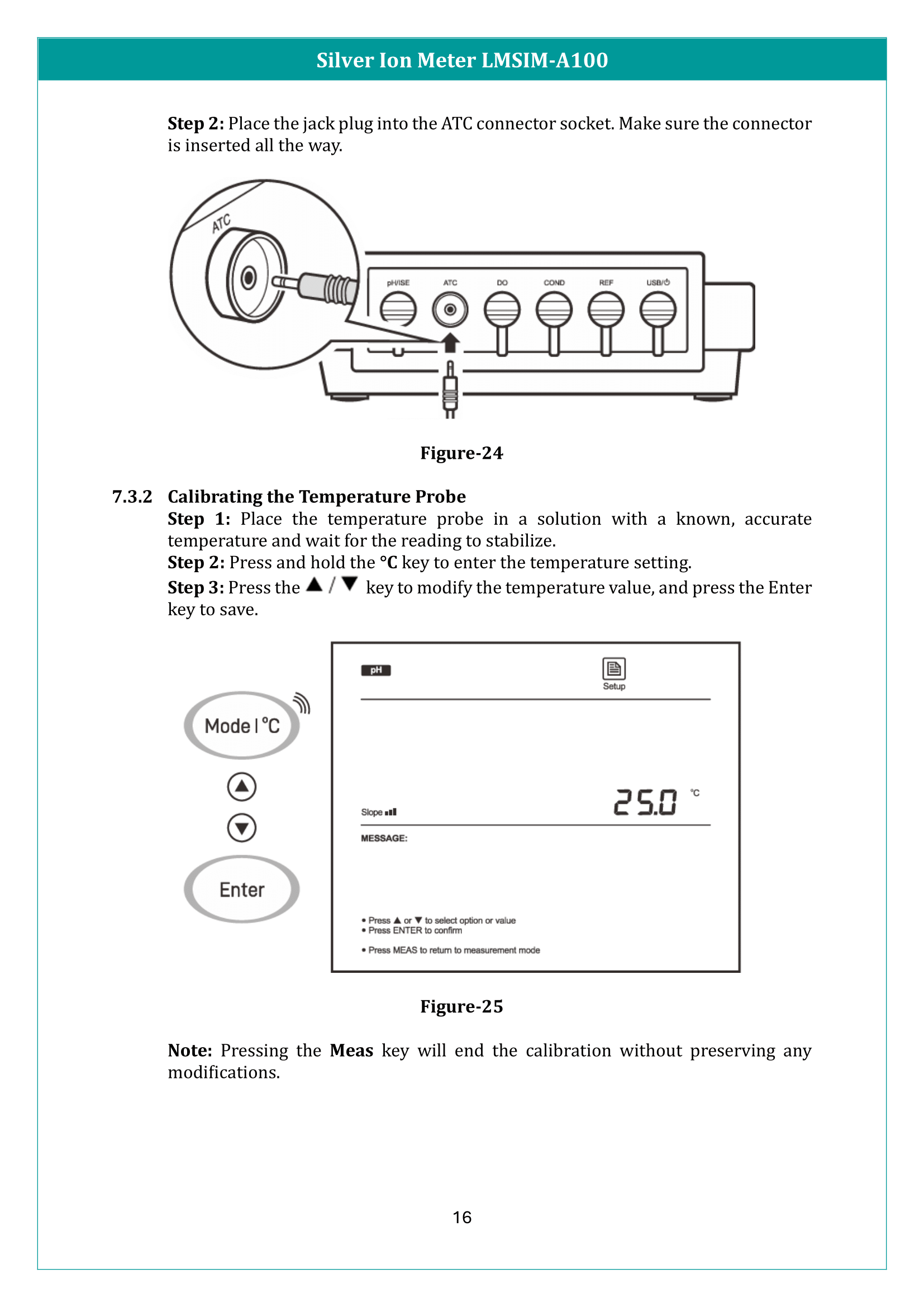 Silver Ion Meter LMSIM-A100 Manual