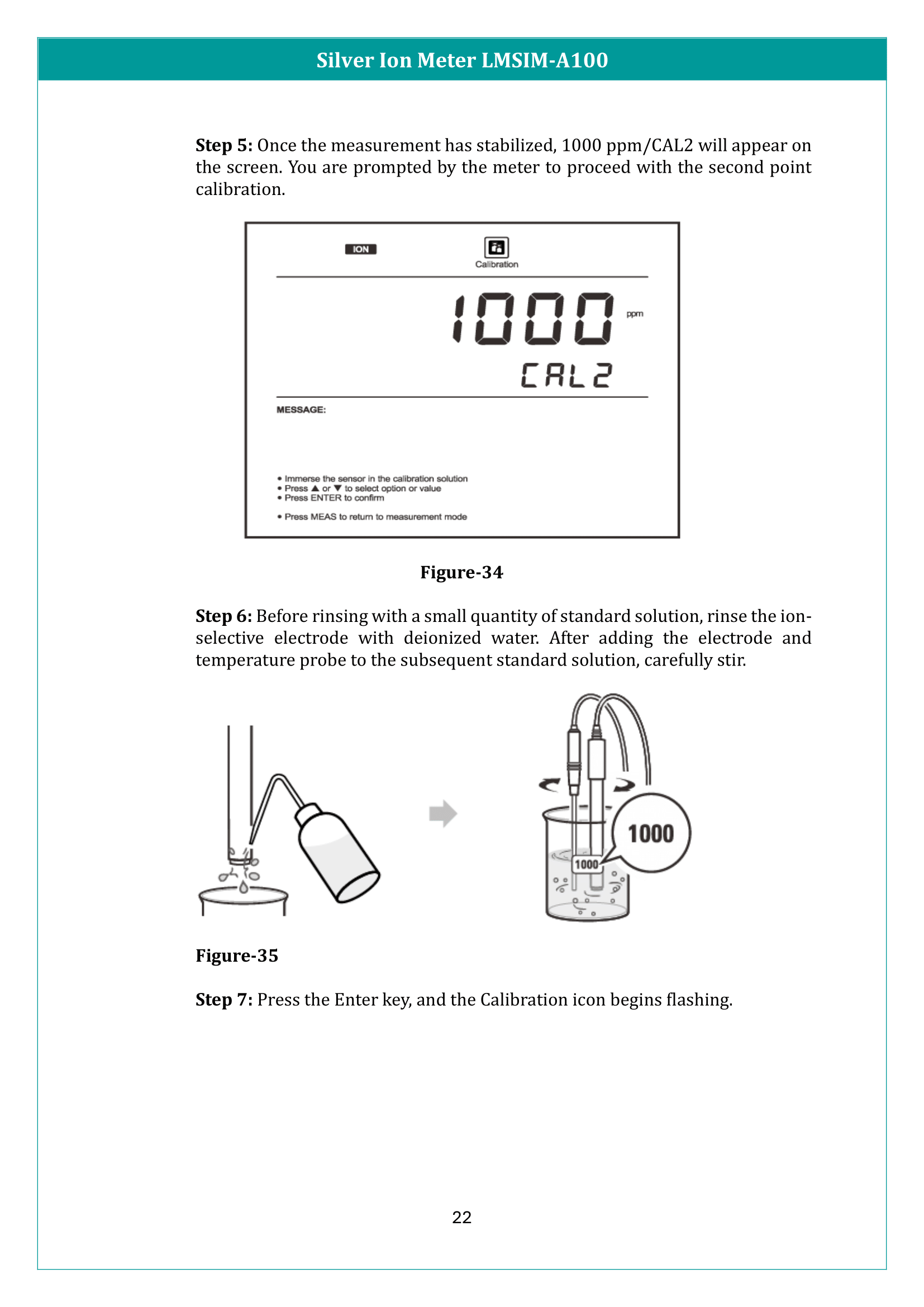Silver Ion Meter LMSIM-A100 Manual