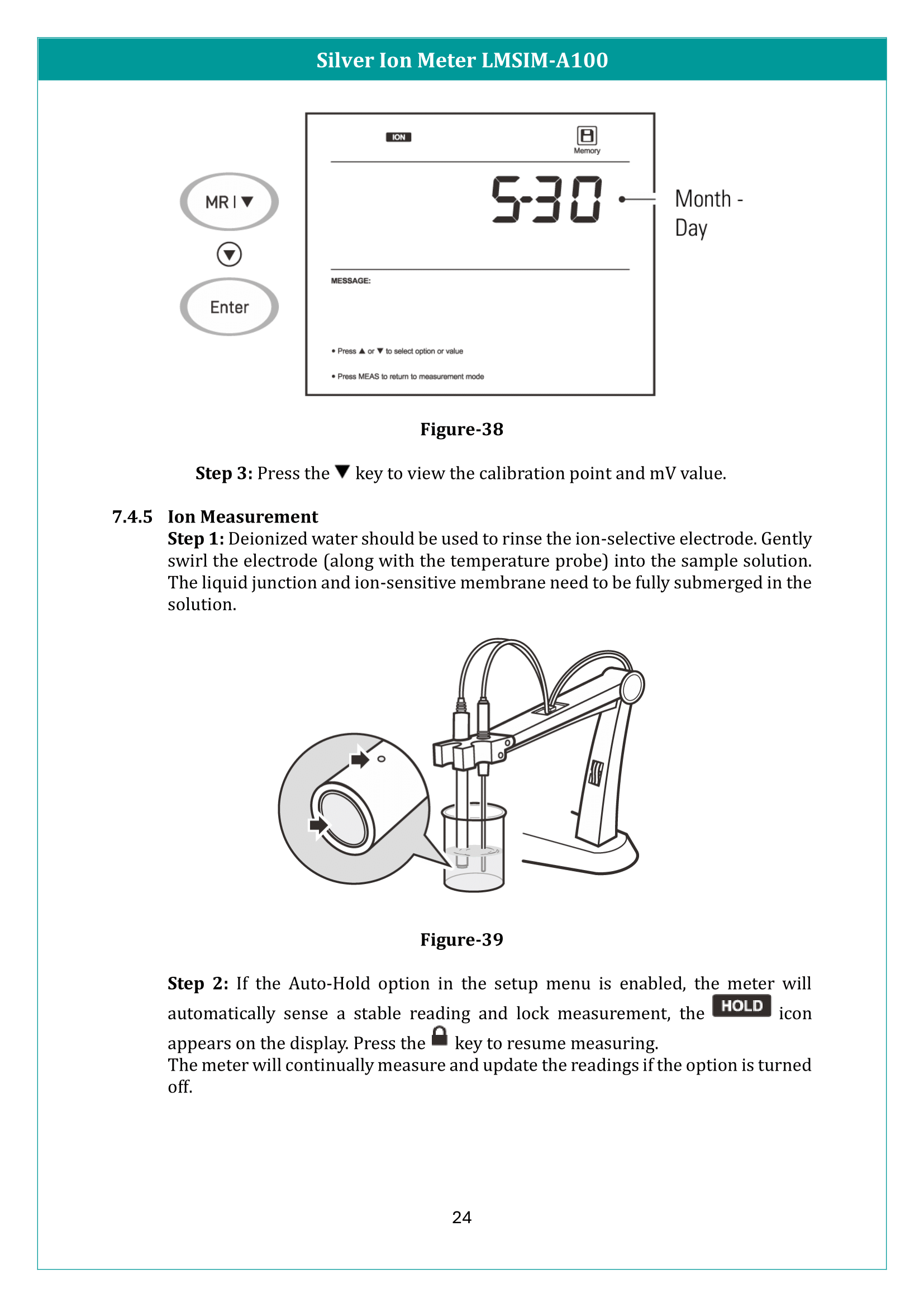 Silver Ion Meter LMSIM-A100 Manual