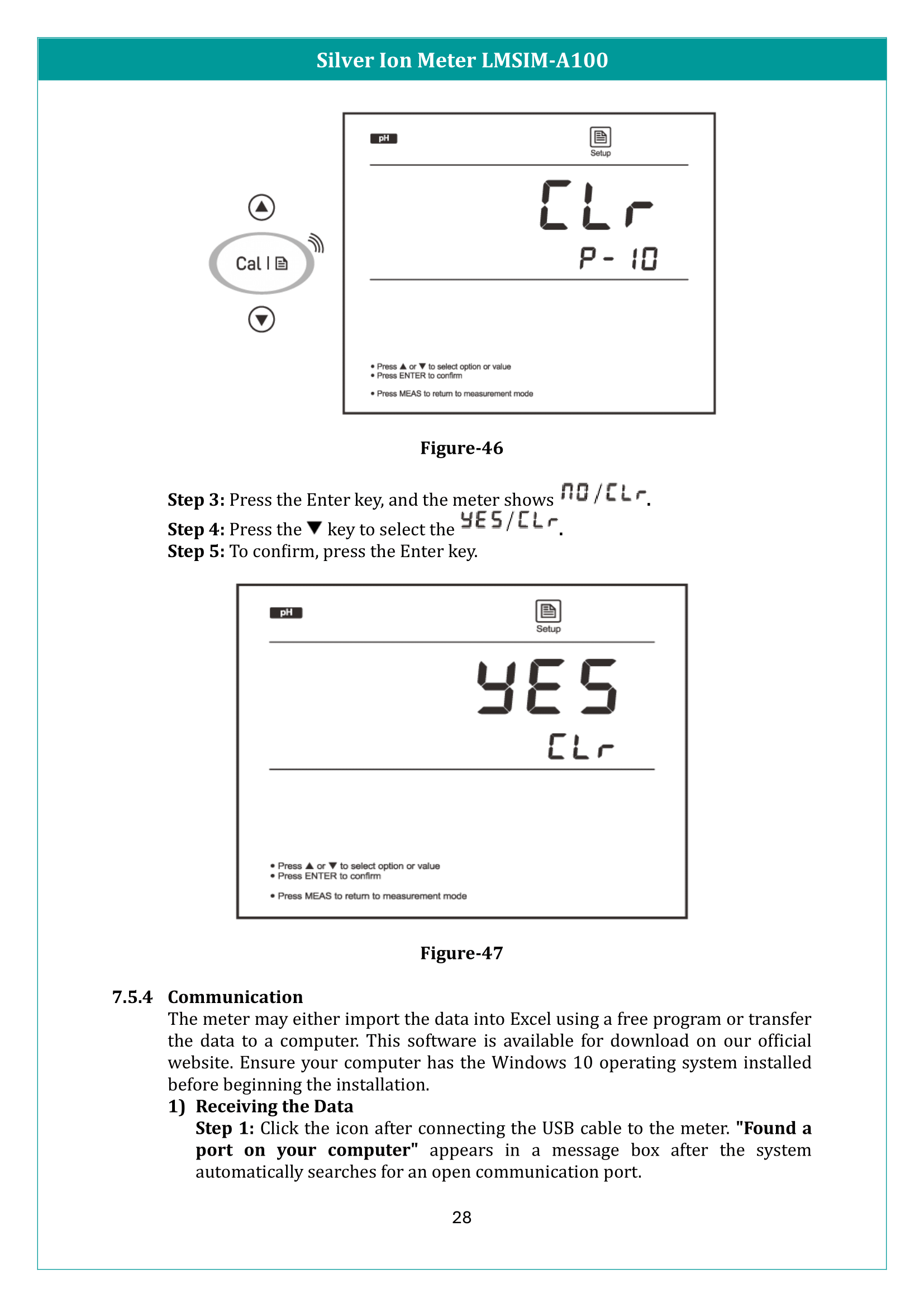 Silver Ion Meter LMSIM-A100 Manual