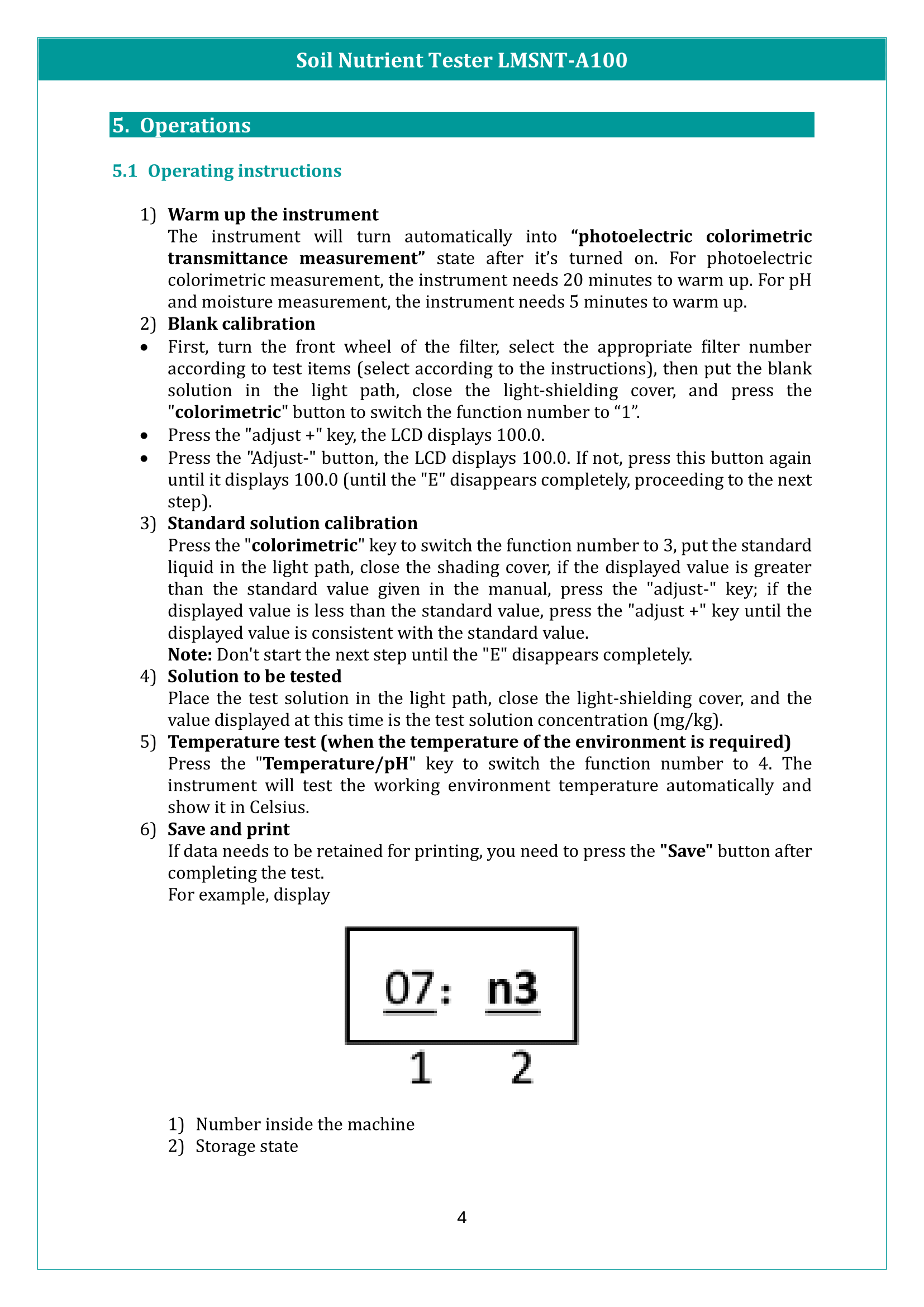 Soil Nutrient Tester LMSNT-A100 Manual