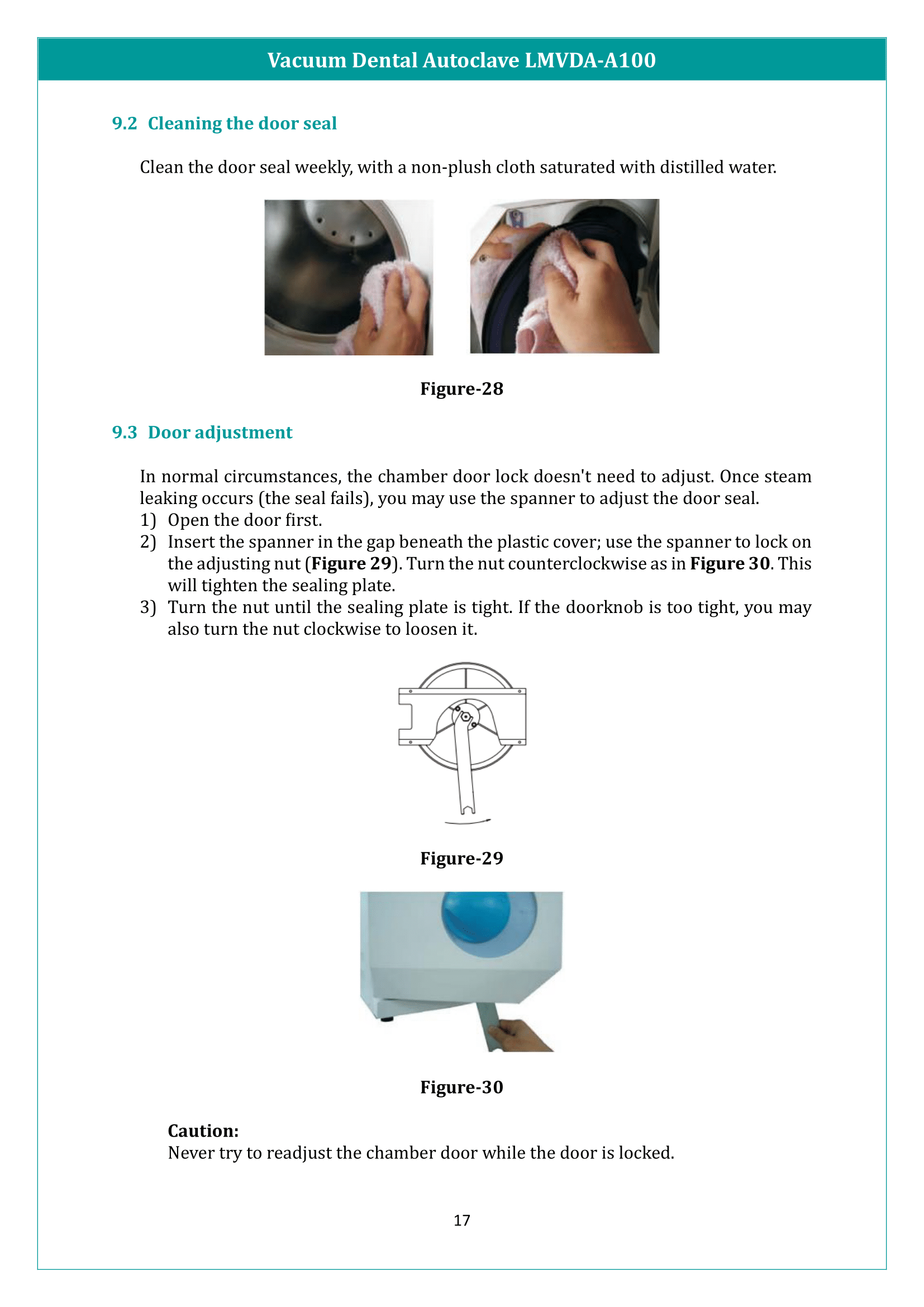 Vacuum Dental Autoclave LMVDA-A100 Manual