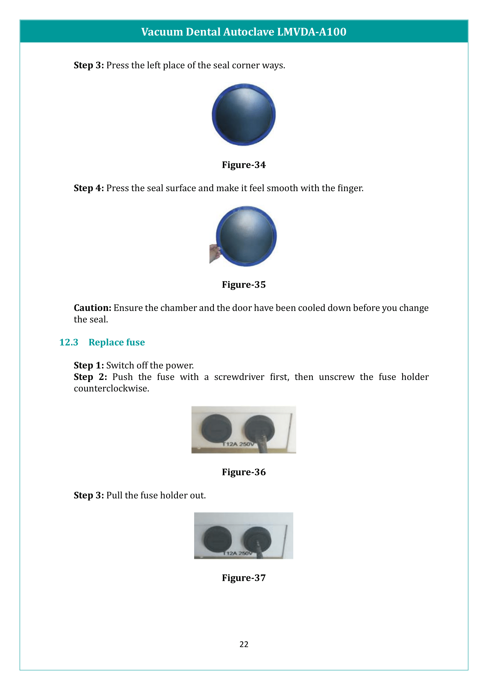 Vacuum Dental Autoclave LMVDA-A100 Manual
